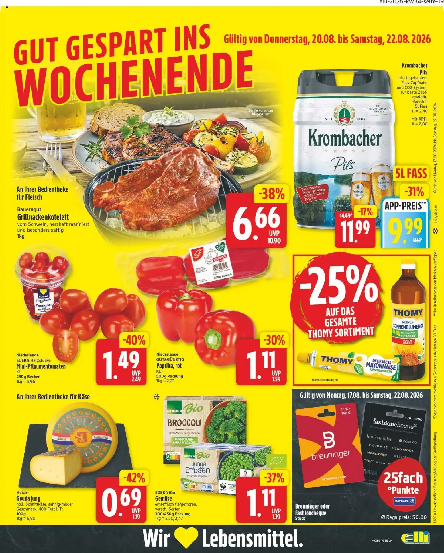 Elli Markt Prospekt vom 17.08.2026 – Angebote online von 17. August bis 22. August 2026 - Prospekt seite 19