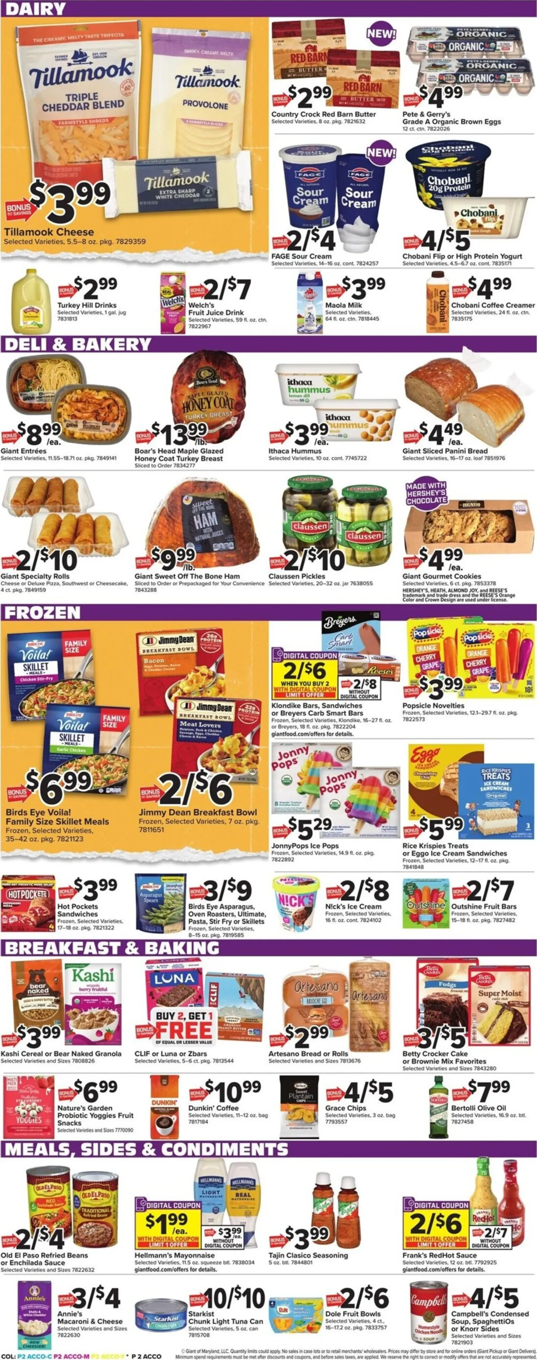 Weekly promotion Current Giant leaflet valid from Friday 08/07/2026 to Thursday 08/13/2026 spanning from August 7 to August 13 2026 - Page 3 for Catalogue 365