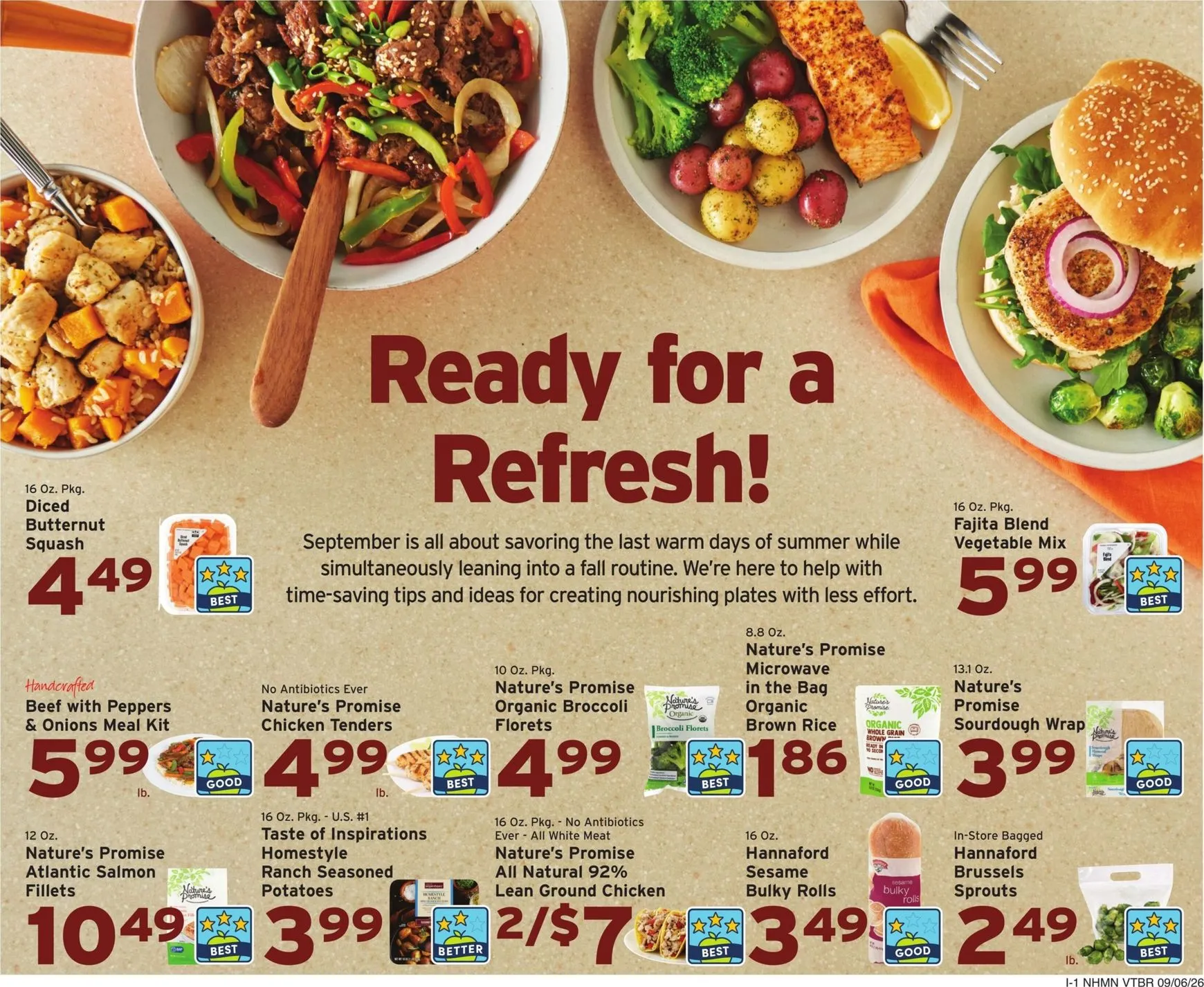 Weekly ad Hannaford - Value that adds up. Fall into great prices. from September 6 to September 12 2026 - Page 9