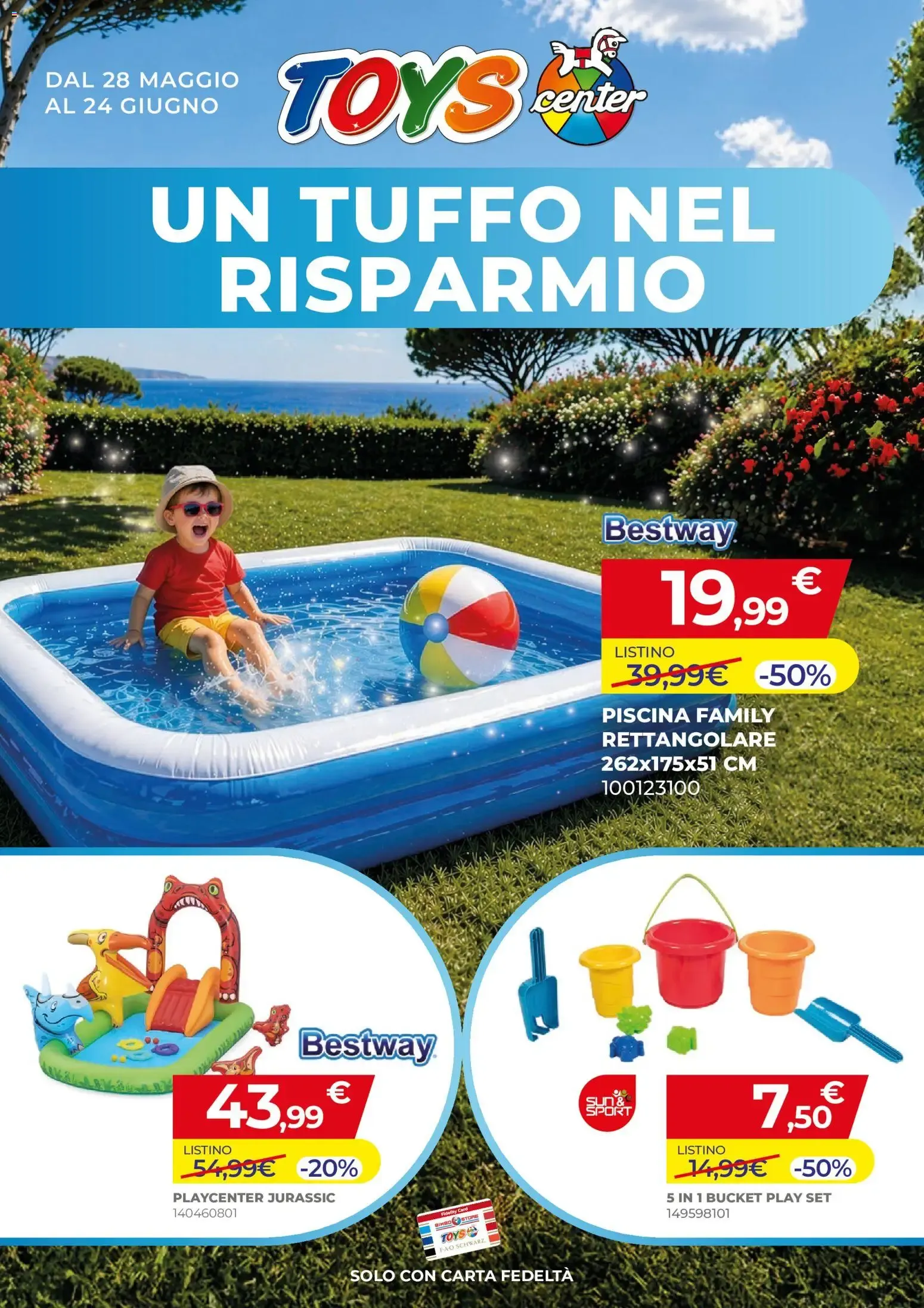 Toys Center - Un tuffo nel risparmio da 28 maggio a 24 giugno di 2026 - Pagina del volantino 1