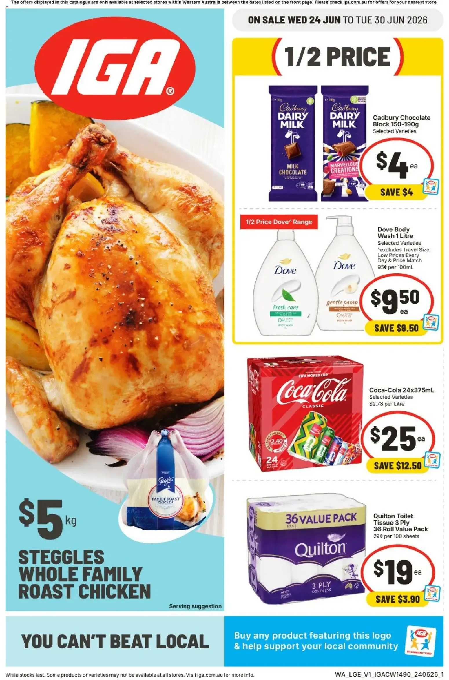 IGA catalogue valid from 24/06/2026 > Online Australia - Catalogue valid from 24 June to 30 June 2026 - page 1