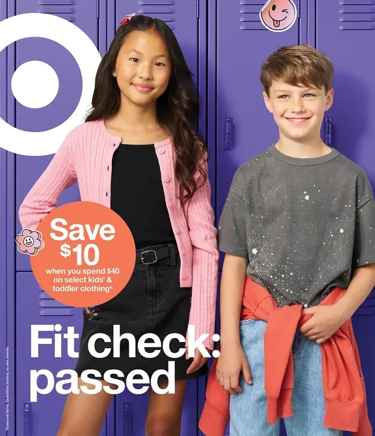 Oferta de ropa infantil en Target