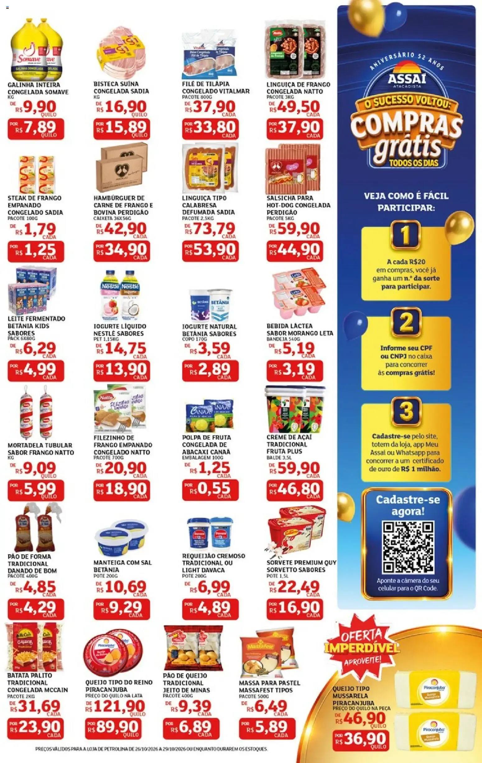 Encarte de Assaí Atacadista ofertas - PE de 26/10/2026 | Promoções Online 26 de outubro até 29 de outubro 2026 - Pagina 3