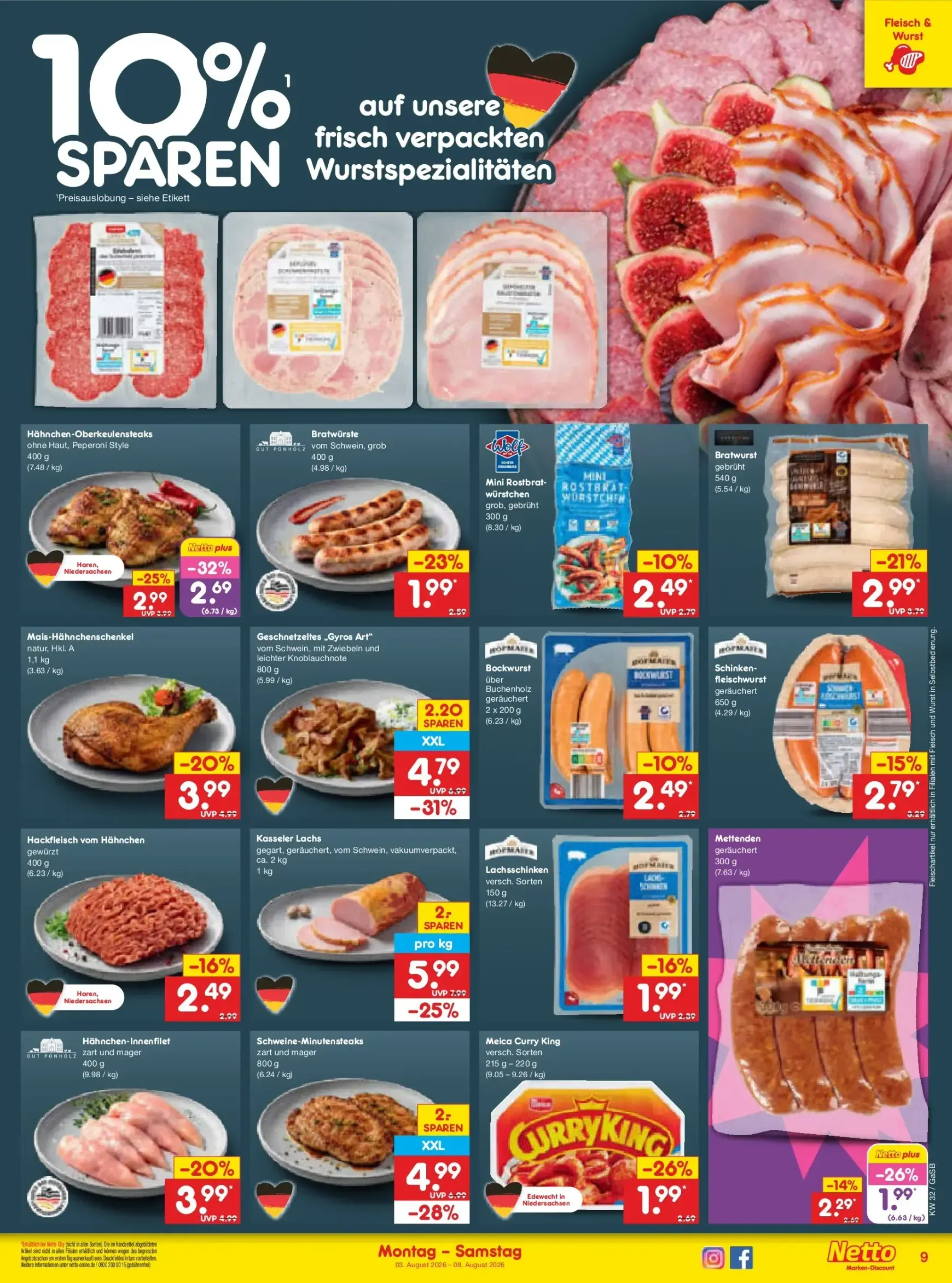 Netto Marken Discount Prospekt – von Montag 03.08.2026 bis Samstag 08.08.2026 von 3. August bis 8. August 2026 - Prospekt seite 19