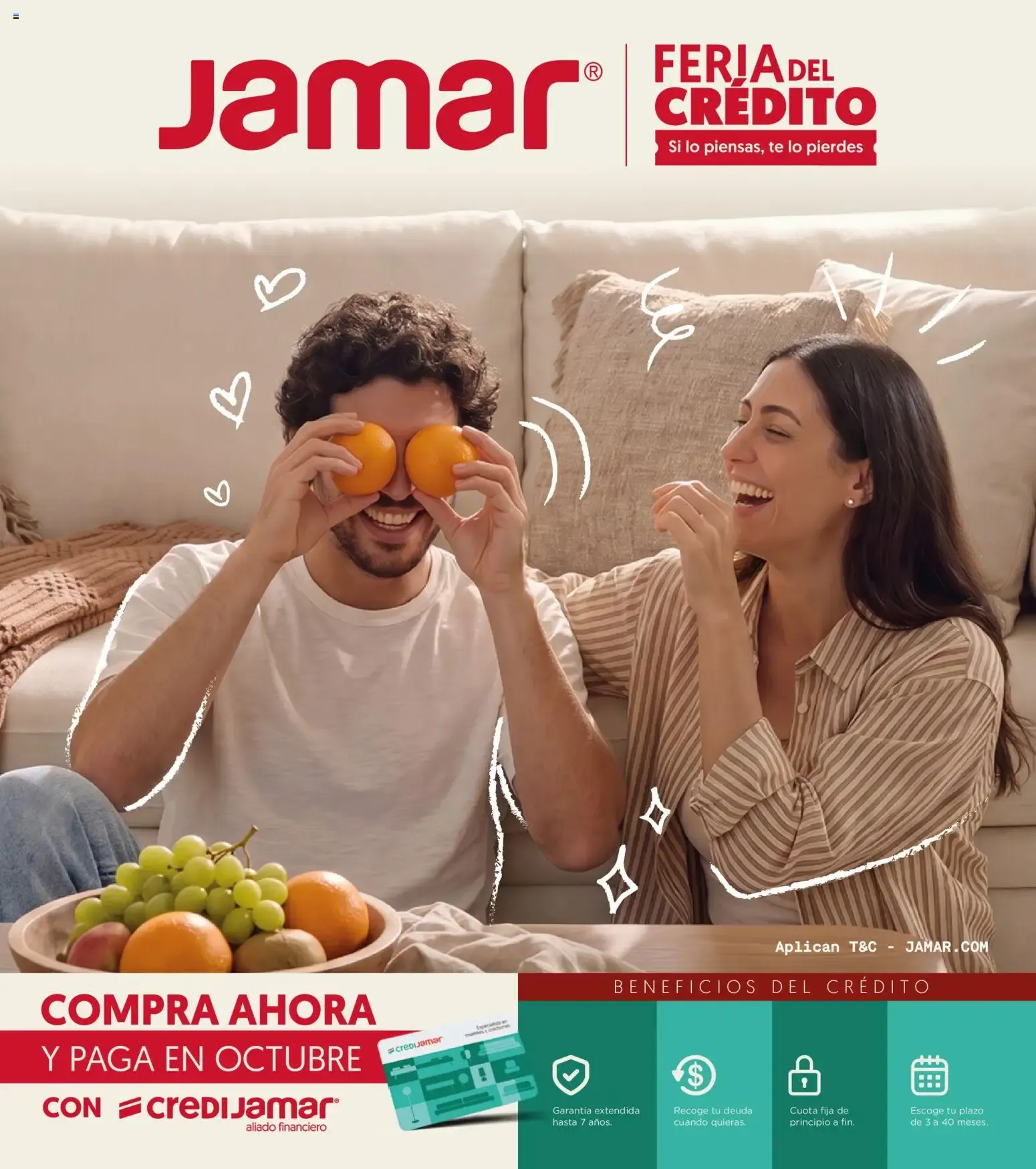 Catalogo de Jamar Feria del Crédito 23 de julio al 31 de agosto 2026 - Pag 1