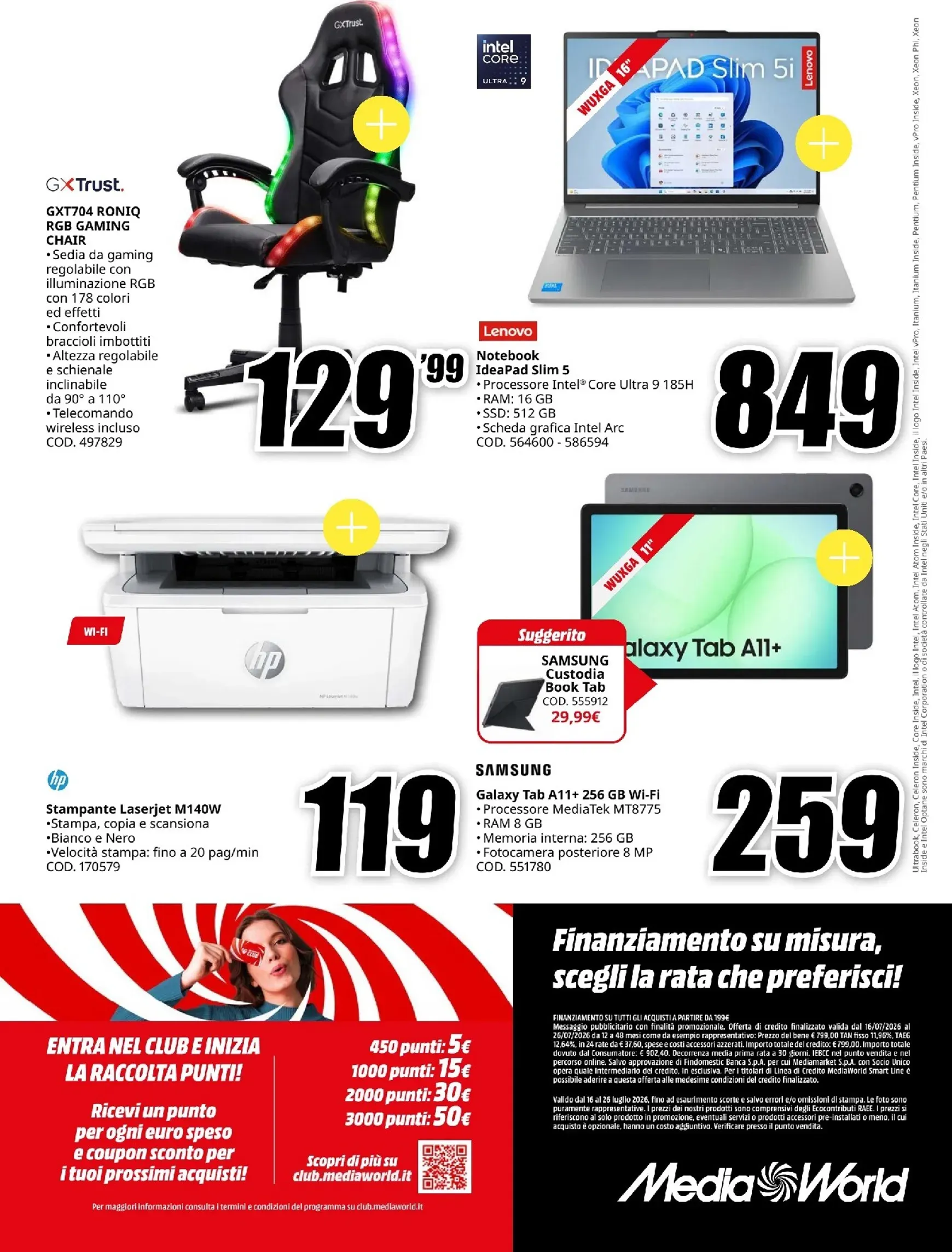 Media World: Il tech a portata di click da 16 luglio a 26 luglio di 2026 - Pagina del volantino 12