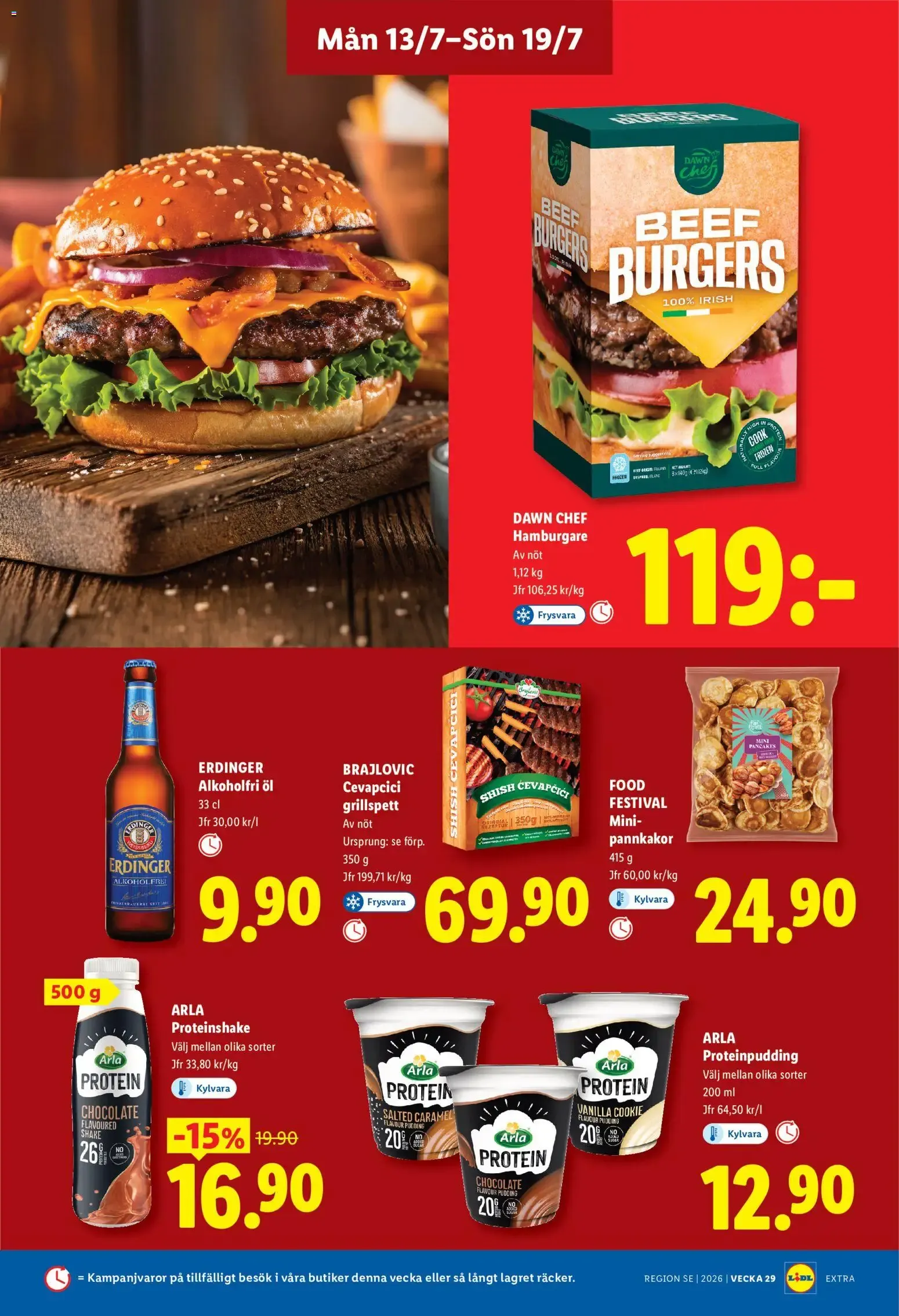 Lidl erbjudanden från 13/07/2026 - 19/07/2026 > Reklamblad nuvarande rabatter från 13 juli till 19 juli 2026 - Reklamblad sidor 13