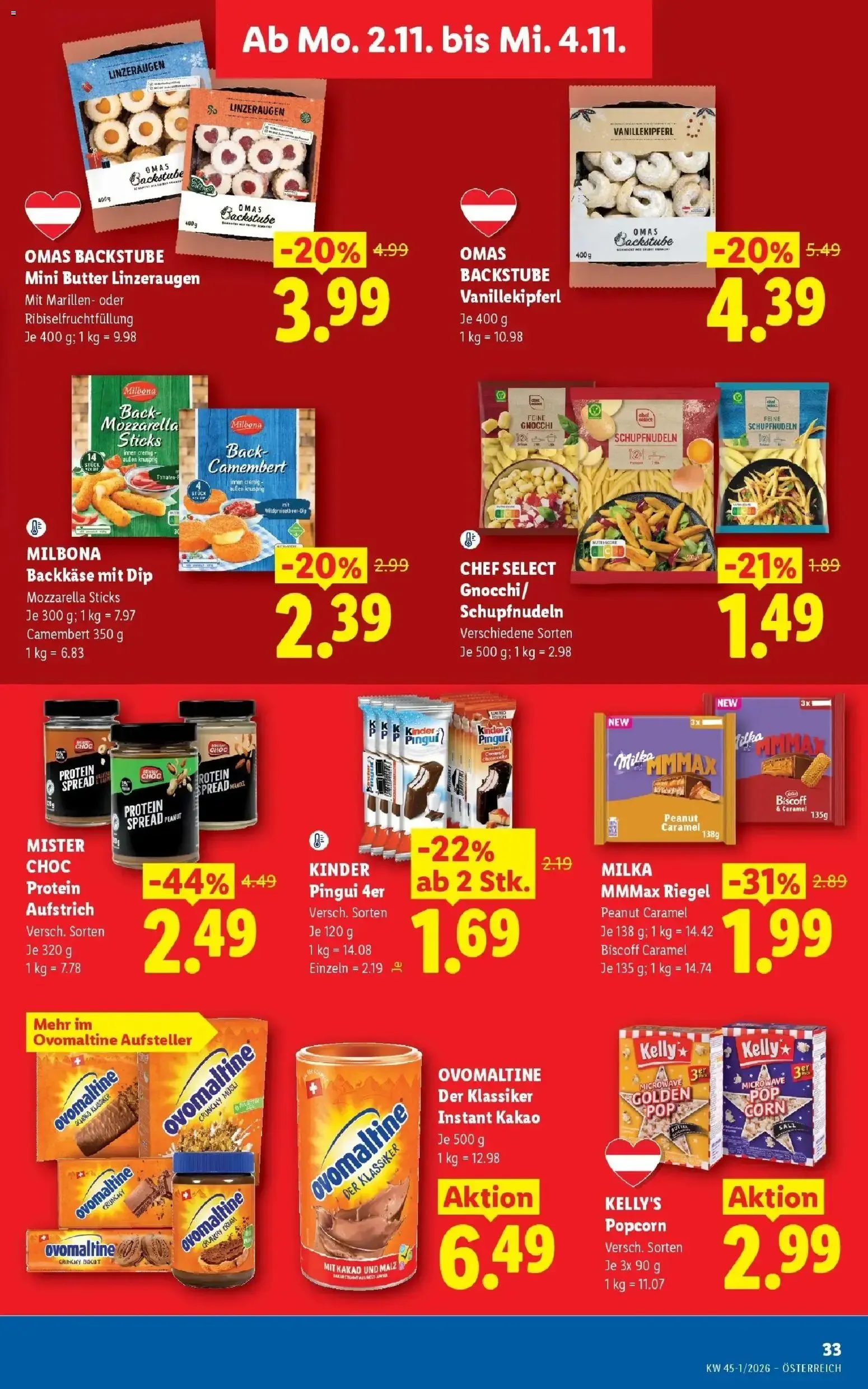 Lidl Flugblatt - Wien ab 25.10.2026 - Angebote ab donnerstag von 29. Oktober bis 31. Oktober 2026 - Flugblätt seite  42