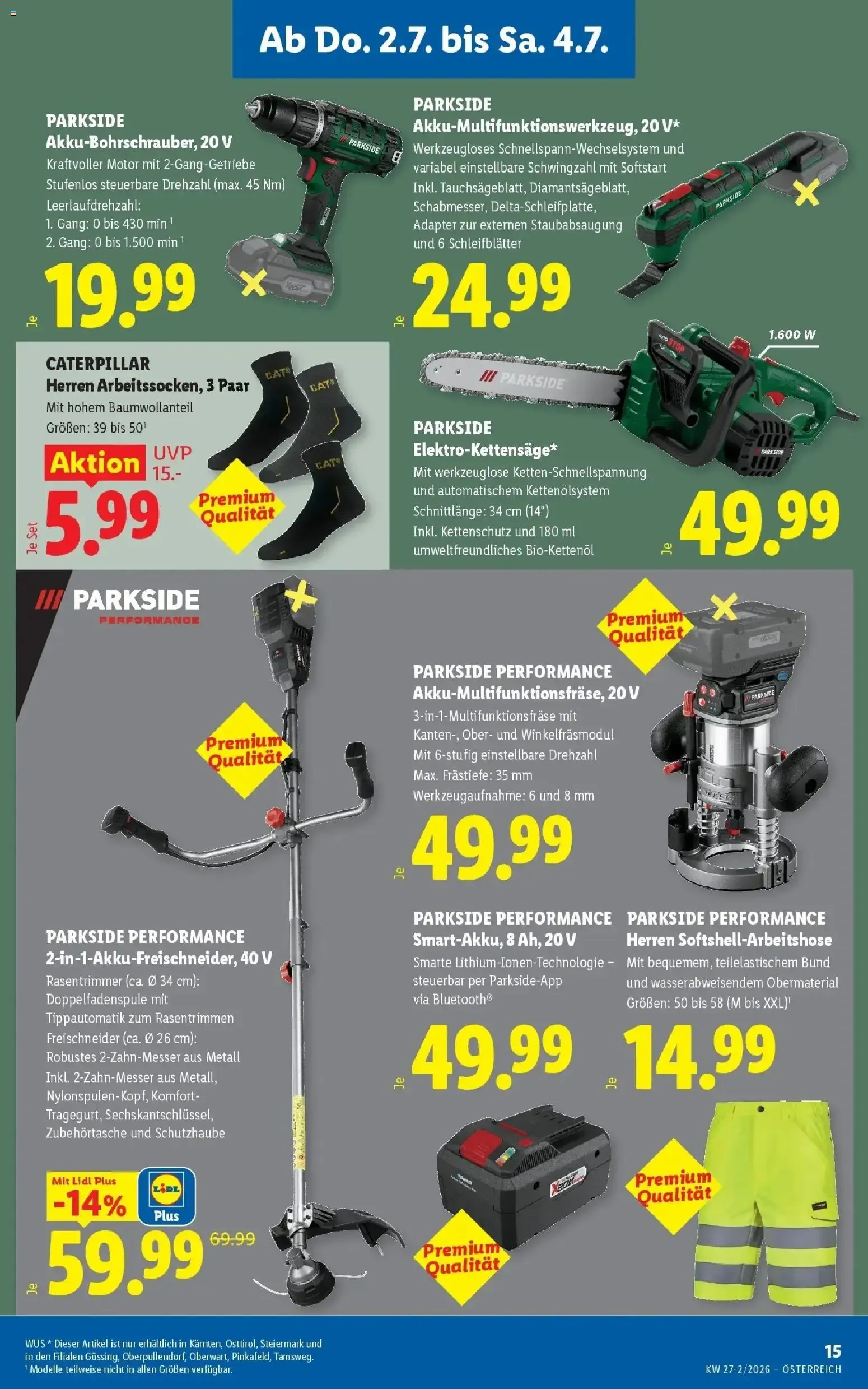 Lidl XXL: Ofertas de la semana von 2. Juli bis 4. Juli 2026 - Flugblätt seite  19