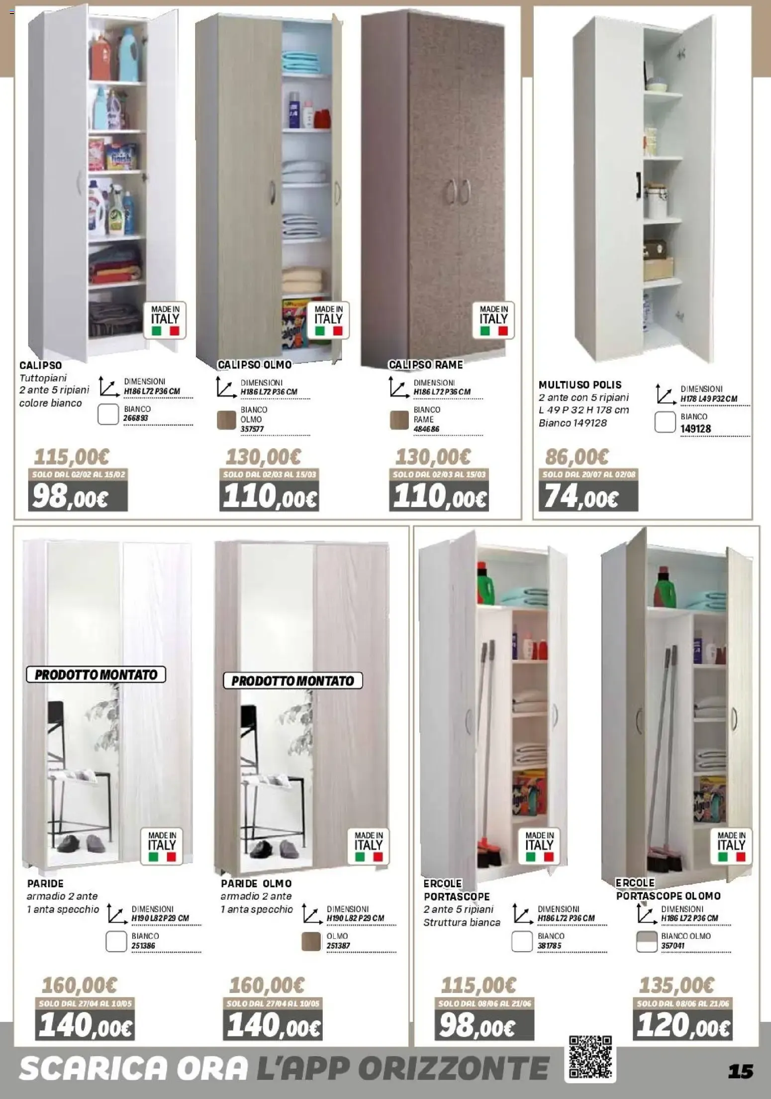 Orizzonte Catalogo Mobile 2026 da 16 gennaio a 27 settembre di 2026 - Pagina del volantino 15