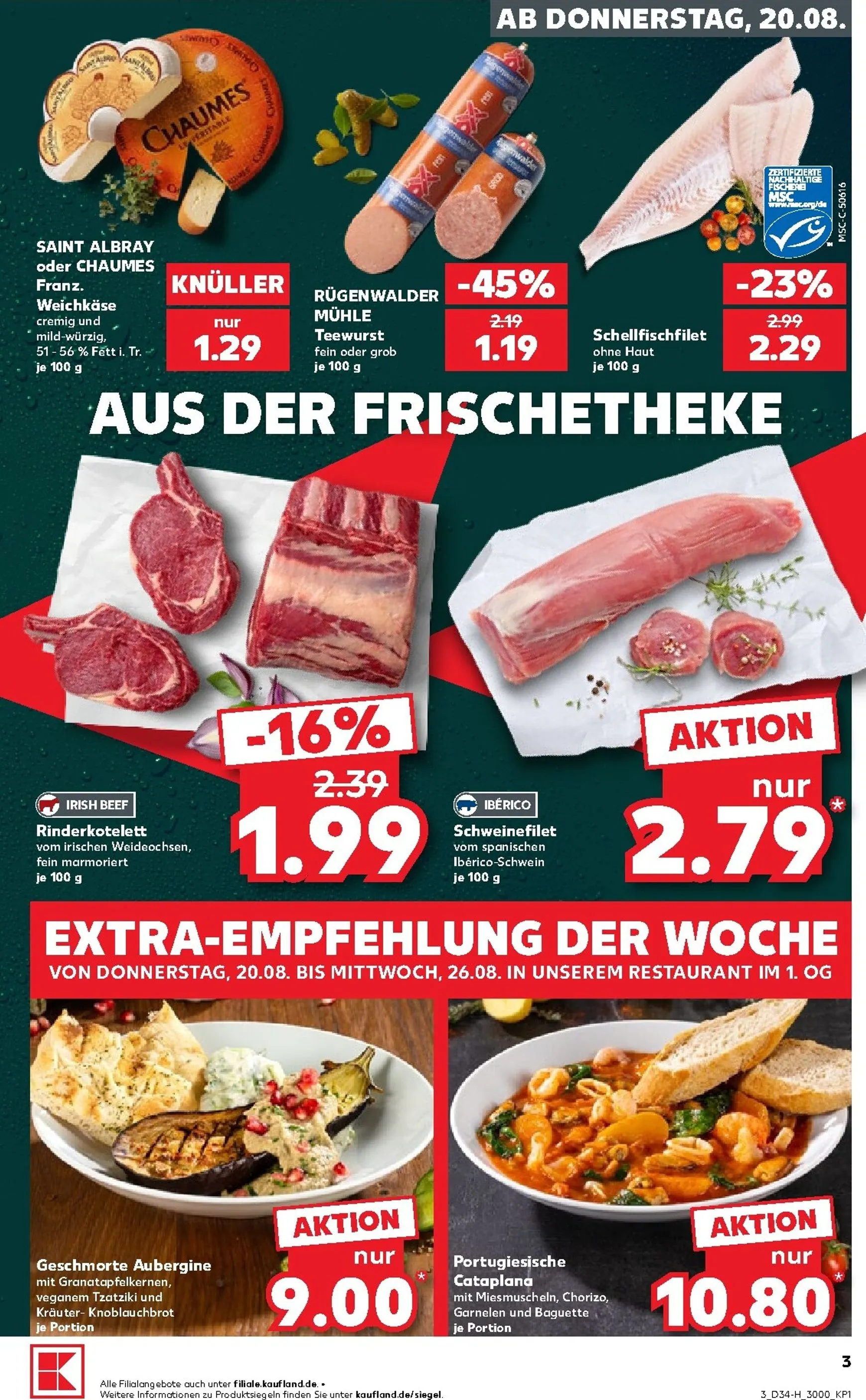 Kaufland - Neckarsulm Prospekt nächste Woche – von Donnerstag 20.08.2026 bis Mittwoch 26.08.2026 von 20. August bis 26. August 2026 - Prospekt seite 3