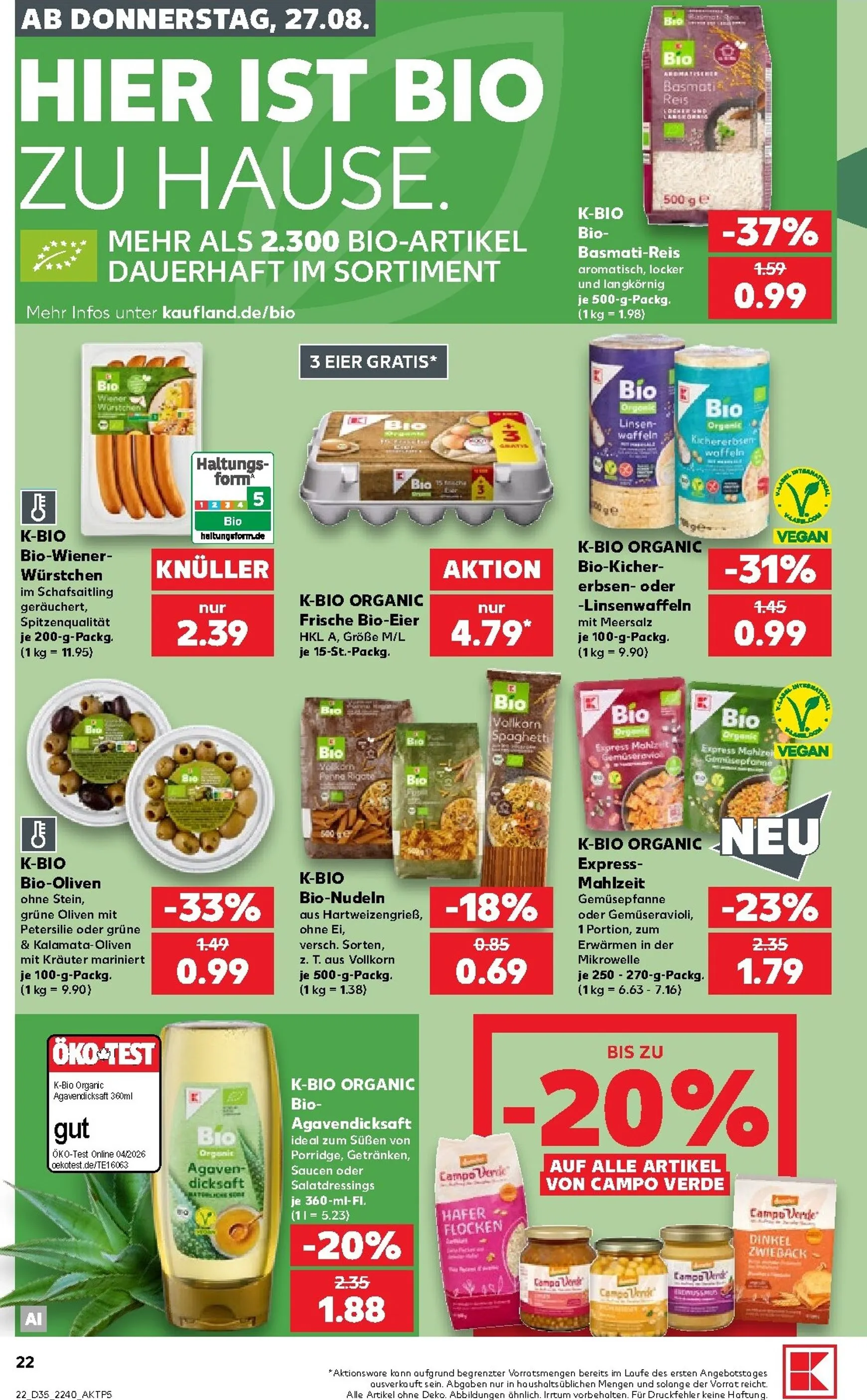 Kaufland Prospekt nächste Woche – von Donnerstag 27.08.2026 bis Mittwoch 02.09.2026 von 27. August bis 2. September 2026 - Prospekt seite 23