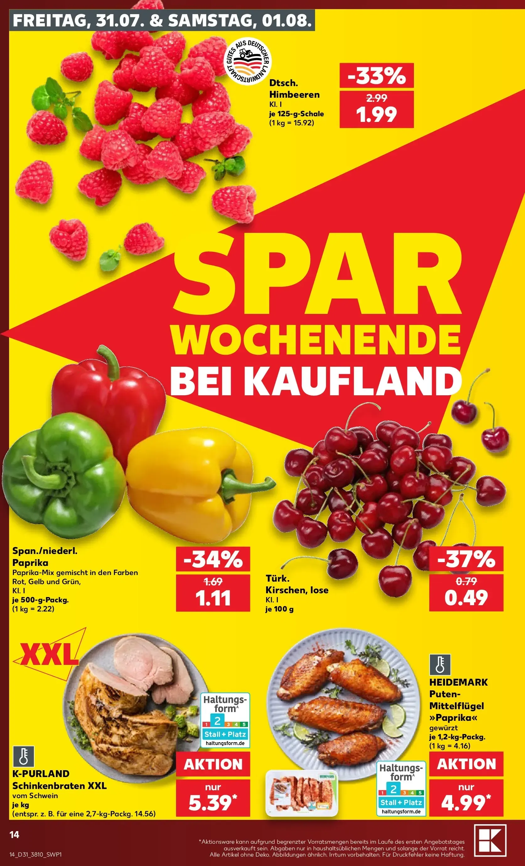 Kaufland: Ofertas de la Semana von 30. Juli bis 5. August 2026 - Prospekt seite 14