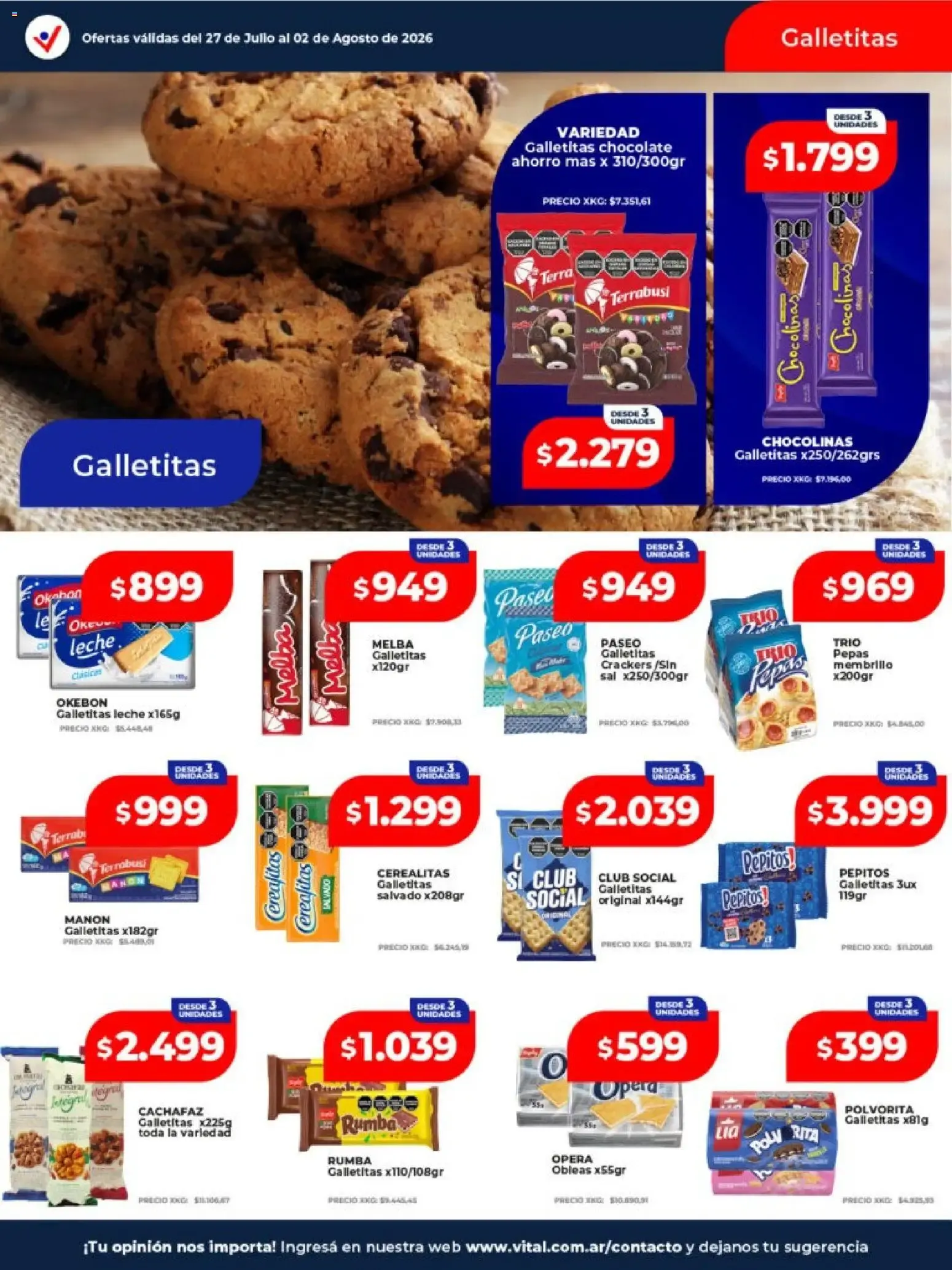 Ofertas de Vital Supermayorista - El Mayorista de Tu Ahorro 27 de julio al 2 de agosto 2026 - Página 20 del catálogo