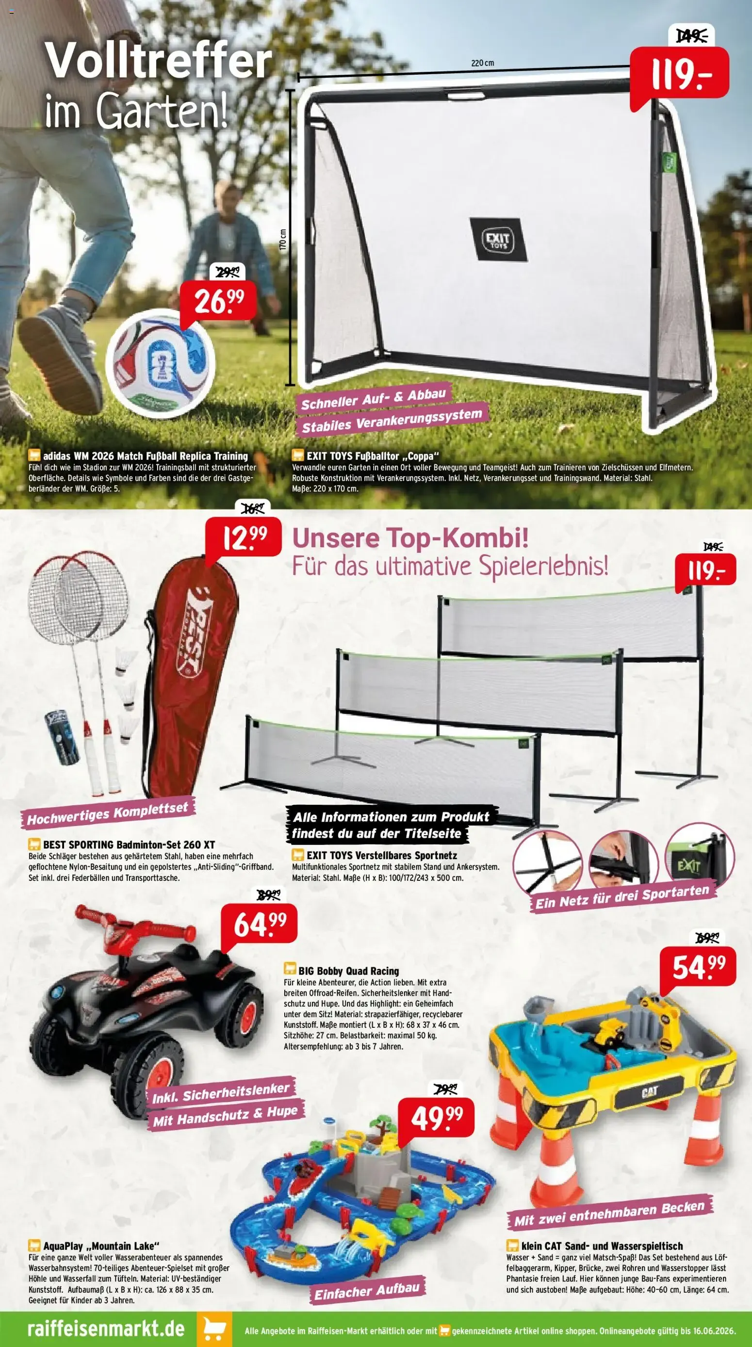 Gartenzeit & Spielspaß Wohlfühlen für alle von 1. Juni bis 16. Juni 2026 - Prospekt seite 3