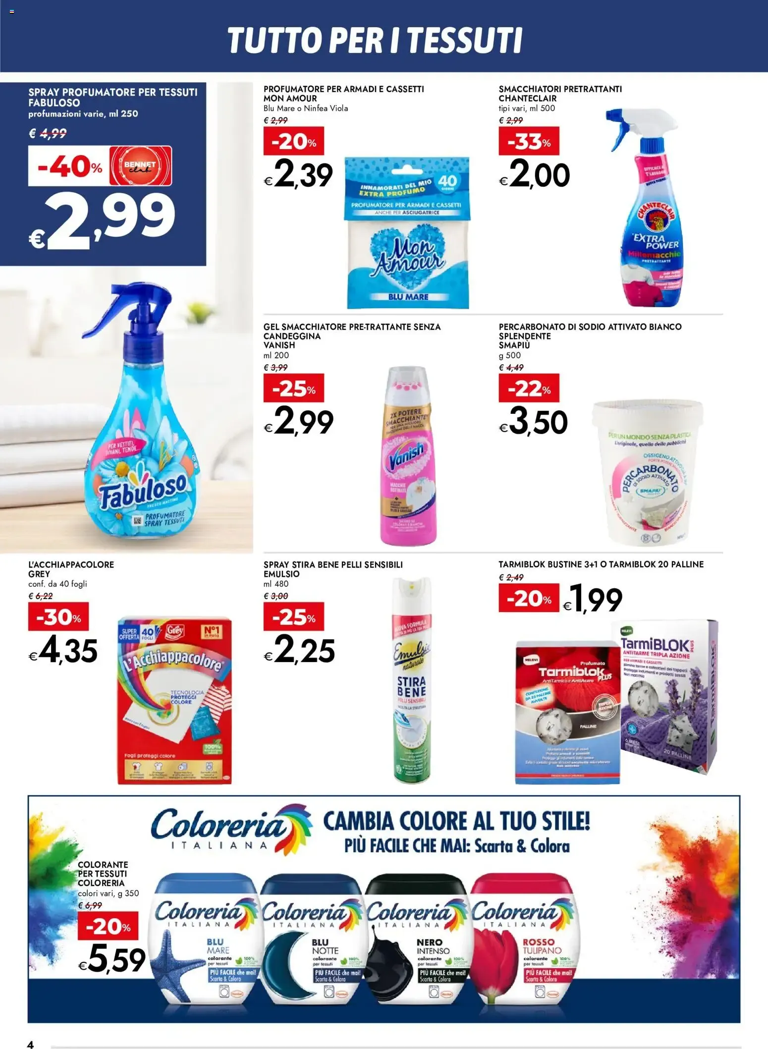 Nuovo bennet volantino Il Bello Del Pulito dal 20/08/2026 > offerte anteprima 🛍️ da 20 agosto a 2 settembre di 2026 - Pagina del volantino 4