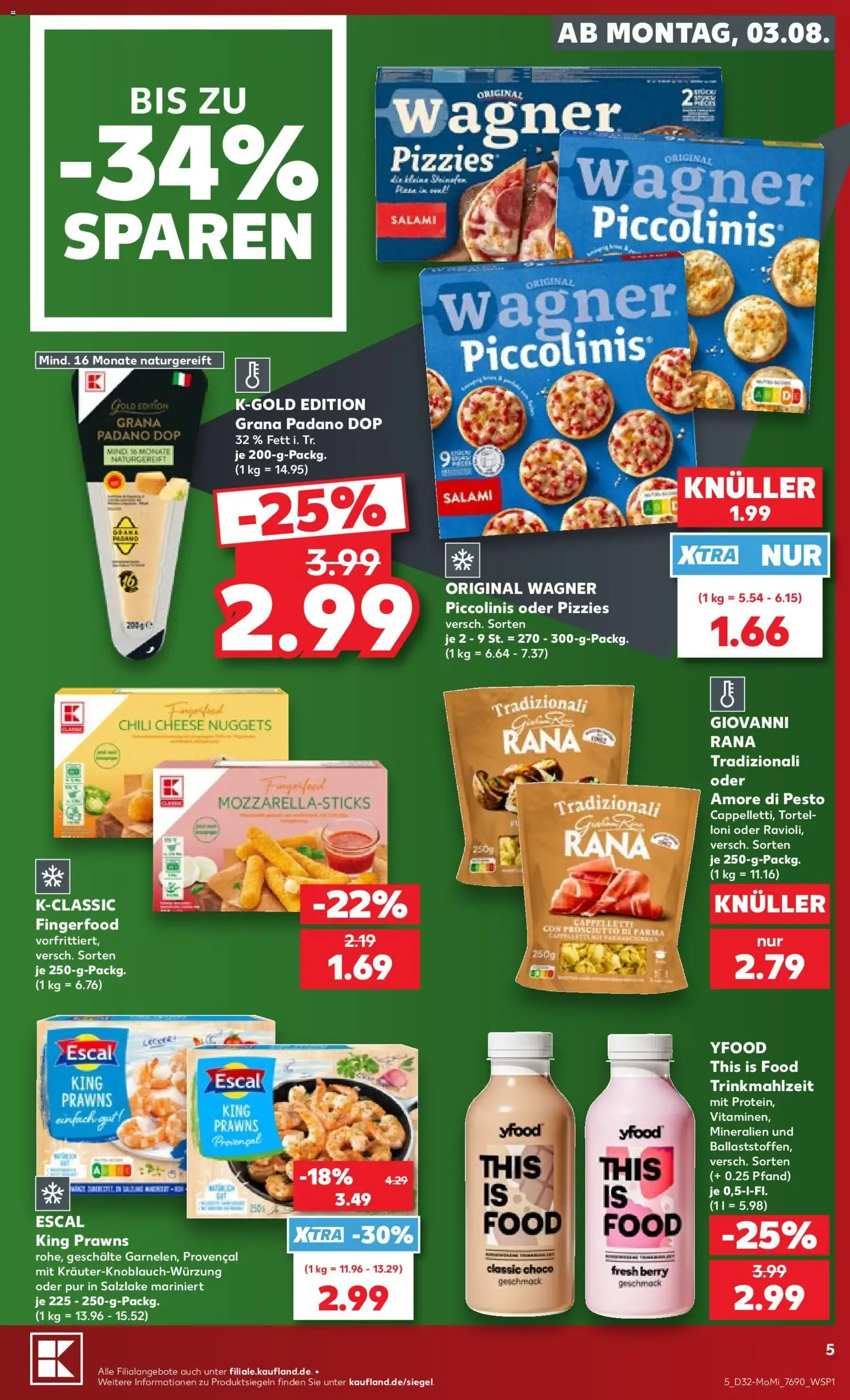 Kaufland: Richtig Sparen zum Wochenstart van 3 augustus tot 5 augustus 2026 - Folder pagina 5