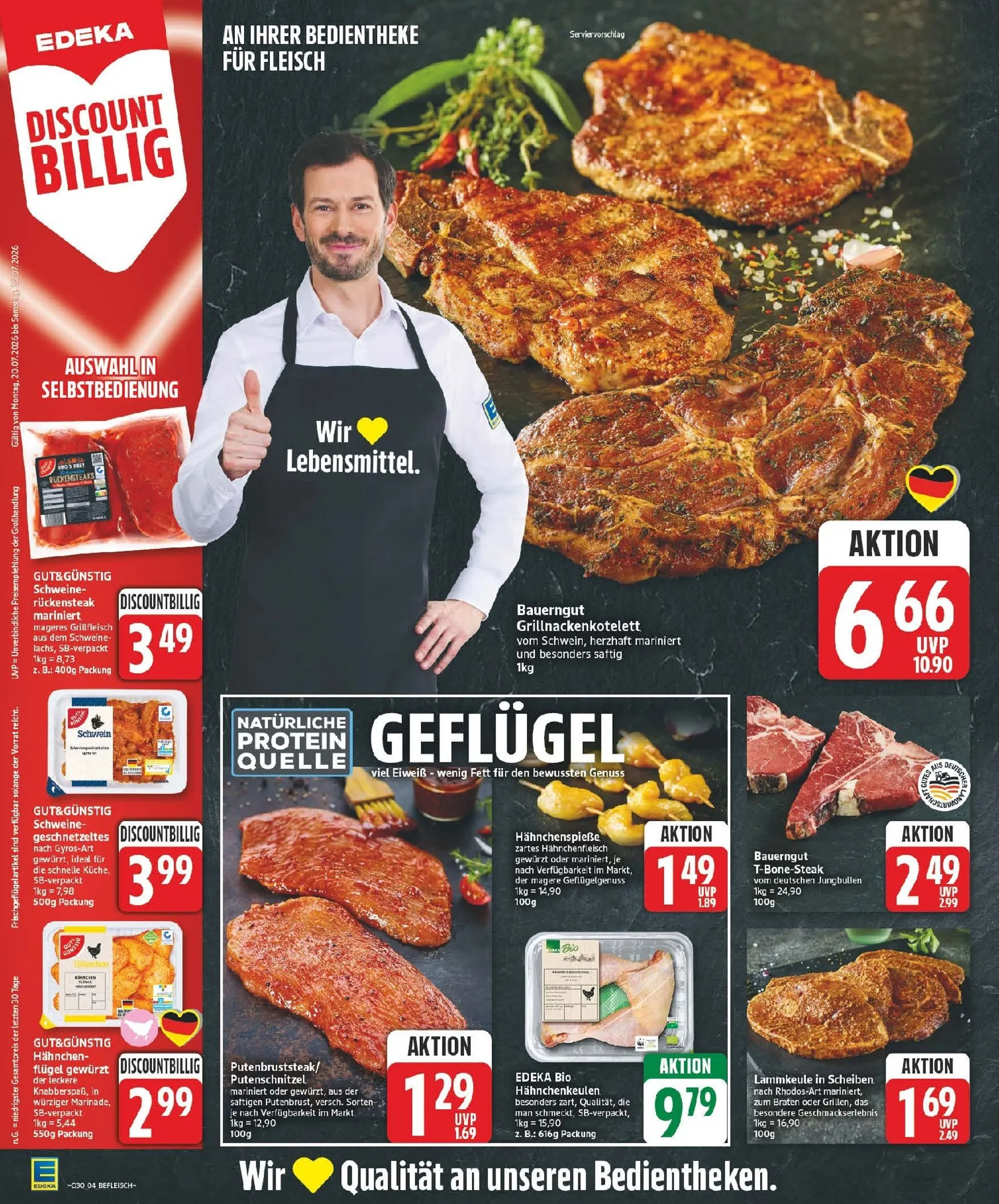 Edeka Prospekt nächste Woche – von Montag 20.07.2026 bis Samstag 25.07.2026 von 20. Juli bis 25. Juli 2026 - Prospekt seite 4