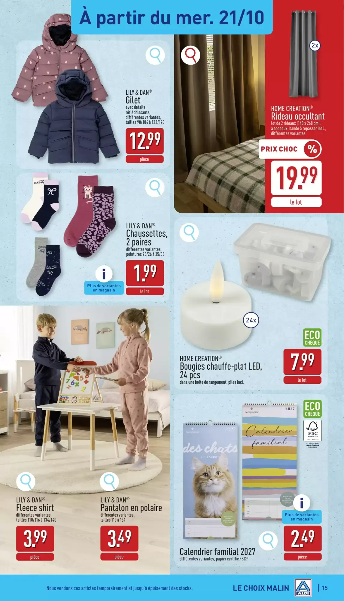 Dépliant ALDI du 19 au 24 Octobre van 19 oktober tot 24 oktober 2026 - folder pagina 15