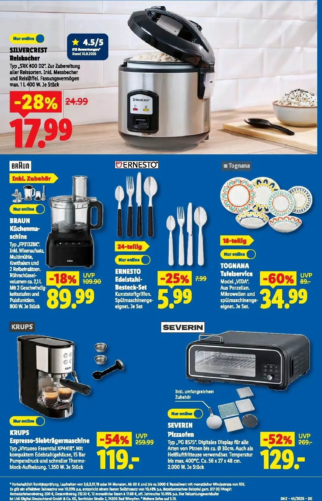 Lidl Sparen beim Preisführer von 2. November bis 7. November 2026 - Prospekt seite 58