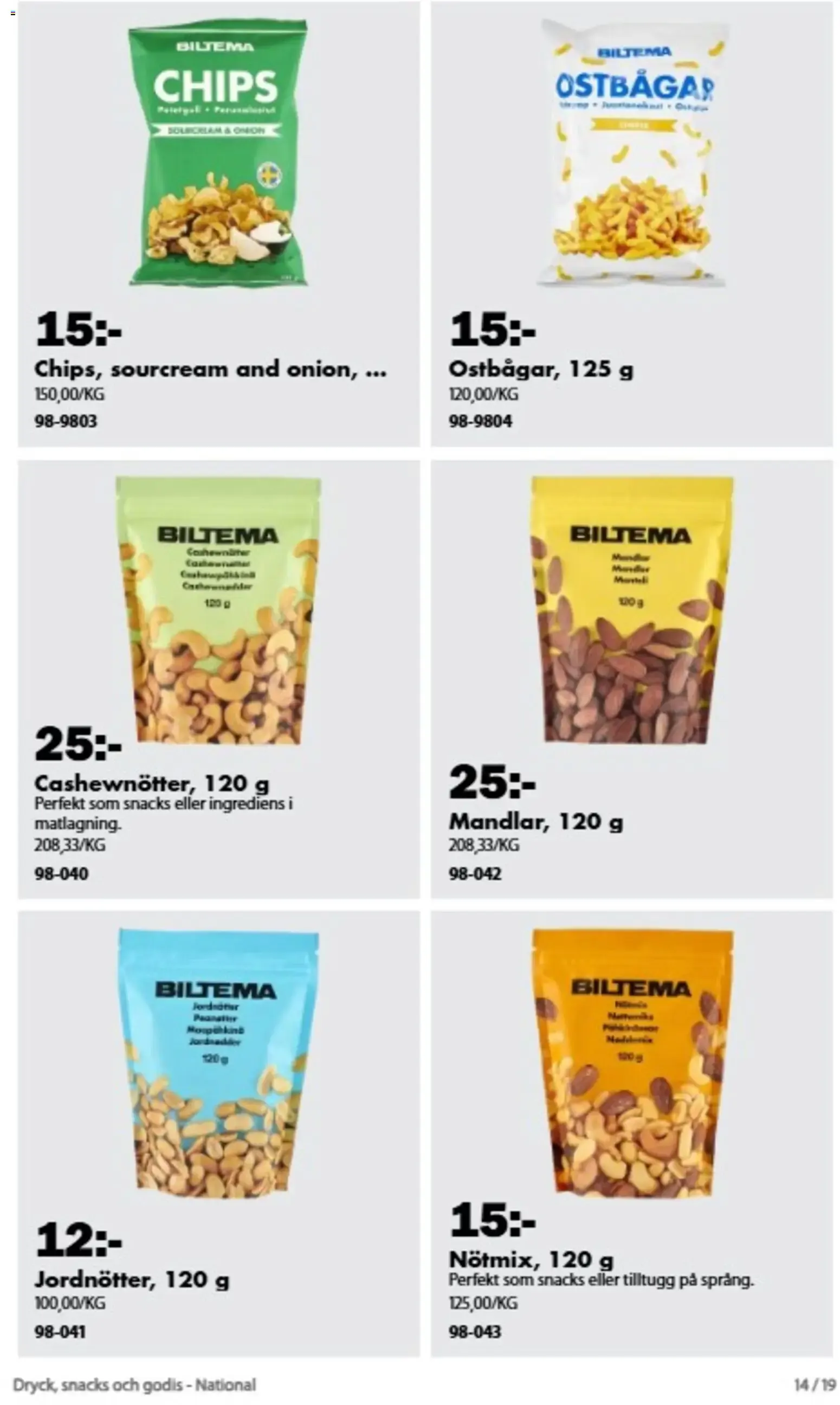 Biltema: Allt för helgmyset! från 21 augusti till 31 december 2026 - Reklamblad sidor 13