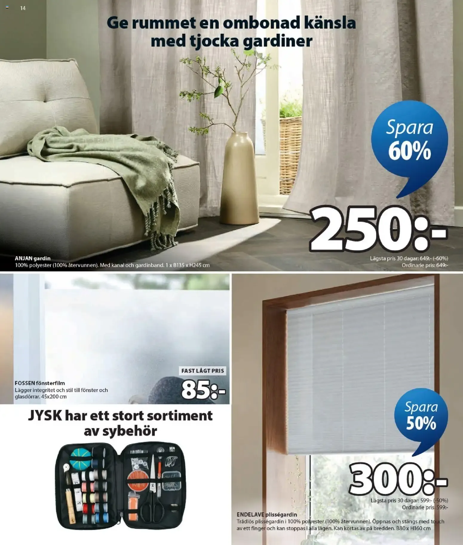JYSK: Erbjudanden för hemmet och trädgårdsvaror från 27 juli till 6 september 2026 - Reklamblad sidor 14