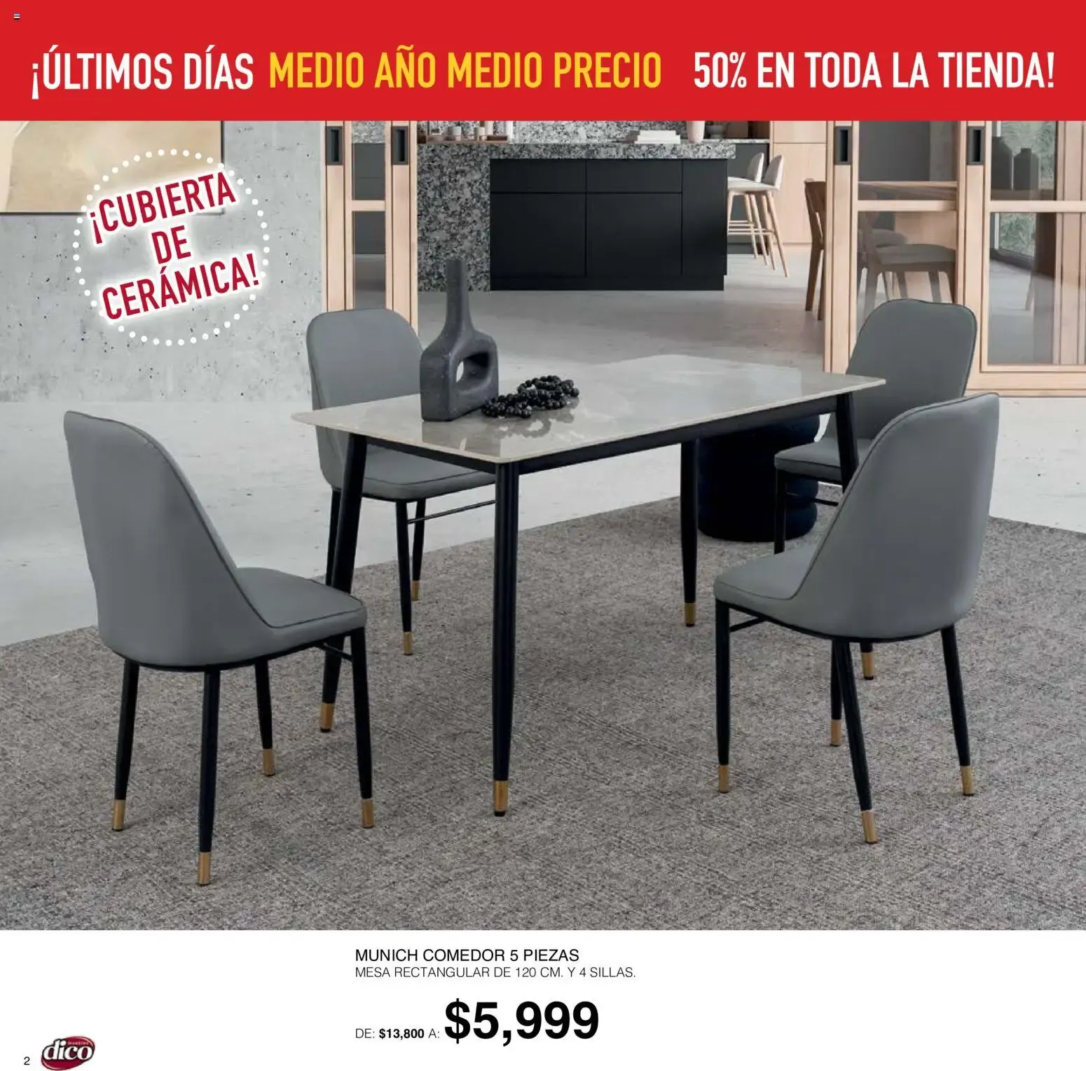 Catálogo de Muebles Dico: ¡Últimos Días! Medio Año Medio Precio, 50% en toda la tienda 1 de octubre al 6 de octubre 2026 - Pagina 2