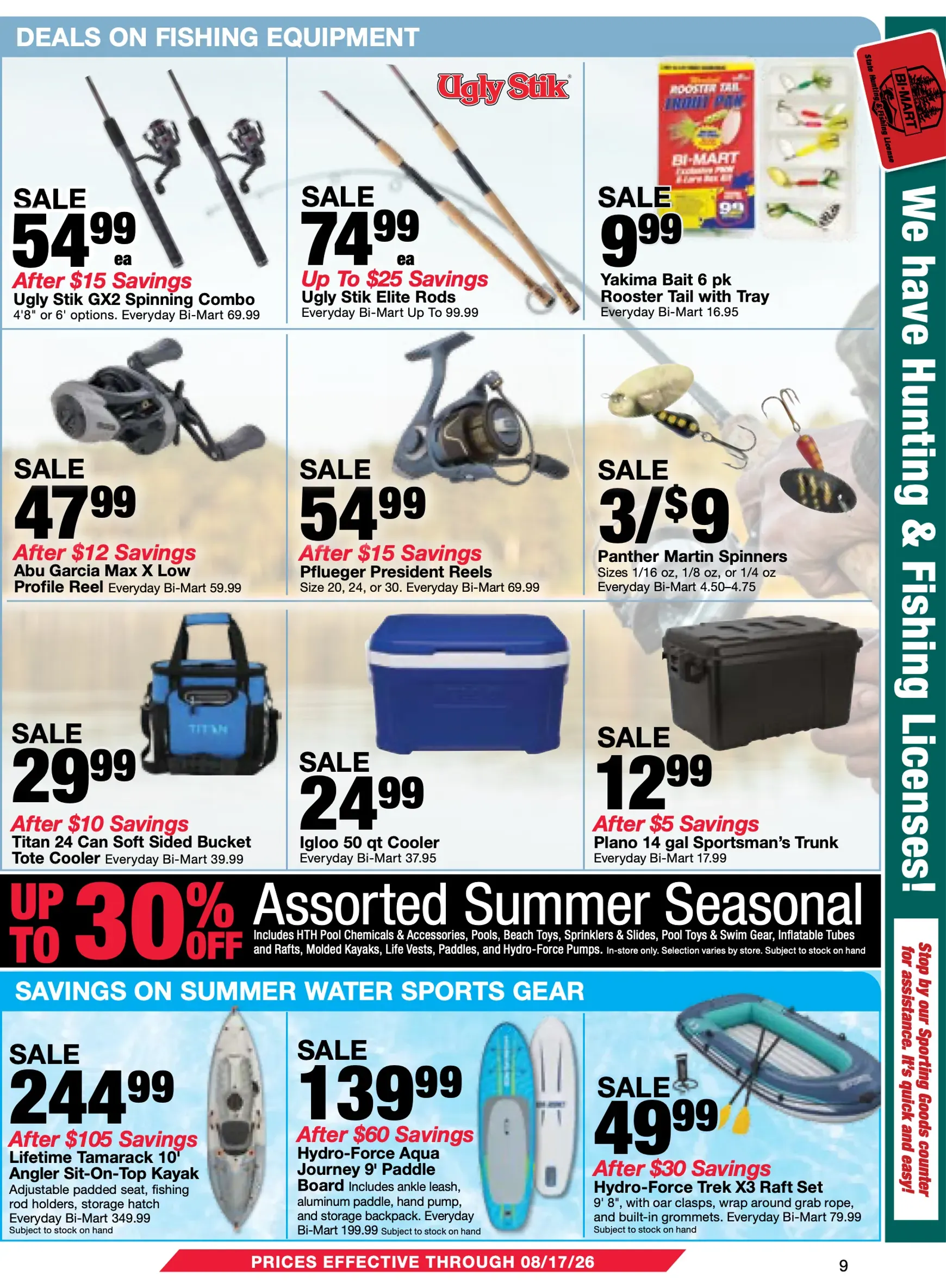 Weekly ad Current Bi-Mart leaflet valid from Tuesday 07/28/2026 to Monday 08/17/2026 from July 28 to August 17 2026 - Page 9
