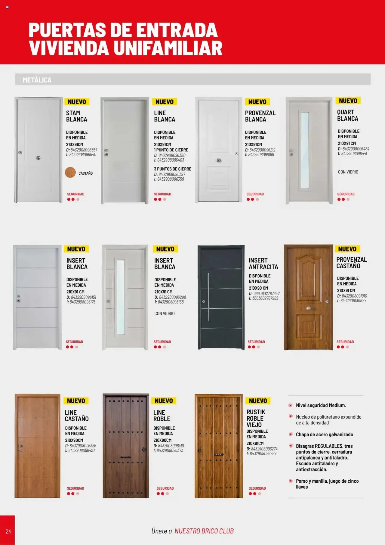 Catálogo de Brico Depôt Catálogo Puertas y Ventanas 2025 23 de julio al 30 de junio 2026 - Página 24