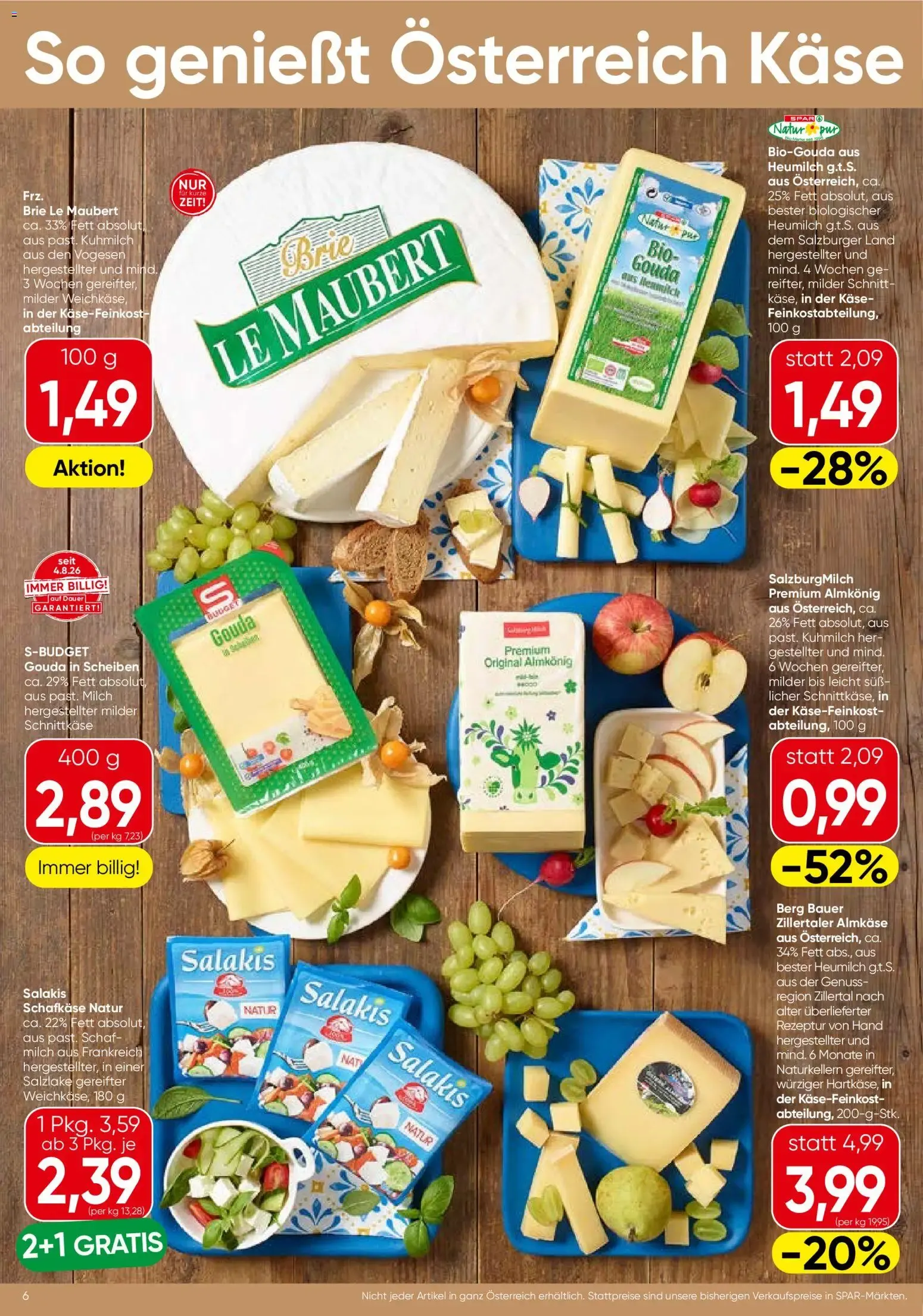 Spar - Flugblatt (27.08.2026) - Angebote und Prospekt von 27. August bis 9. September 2026 - Flugblätt seite  6
