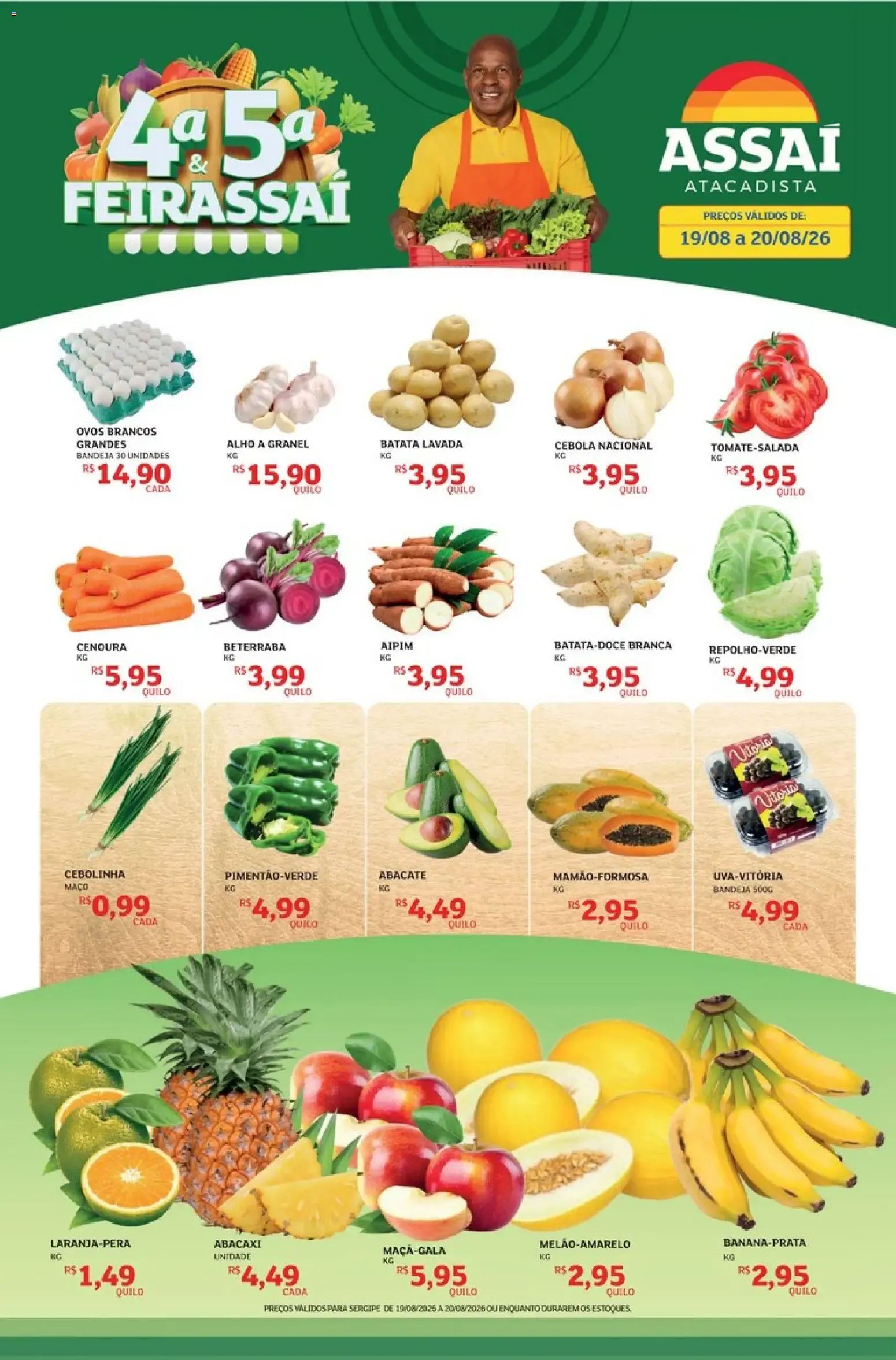 Encarte de Assaí Atacadista ofertas - SE de 19/08/2026 | Promoções Online 19 de agosto até 20 de agosto 2026 - Pagina 1