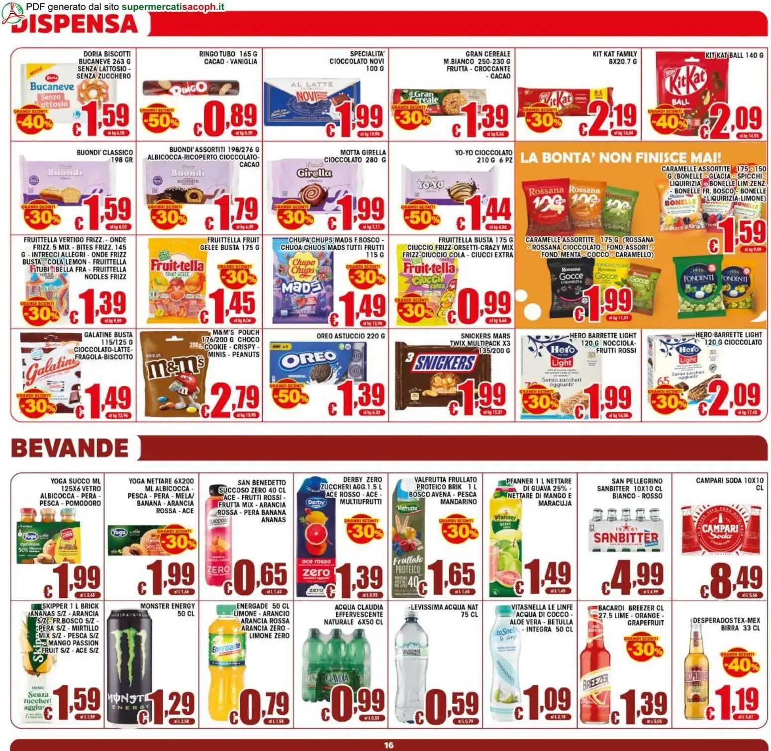 Sacoph Gros: Sconti Fino al 50% da 2 settembre a 10 settembre di 2026 - Pagina del volantino 16
