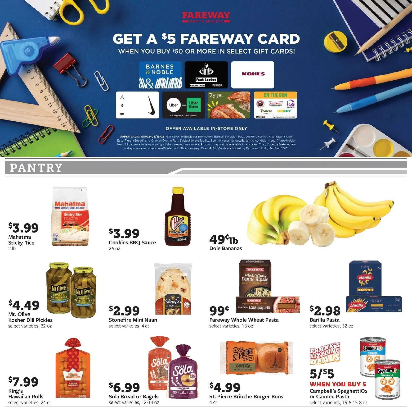 Weekly ad Fareway Meat & Grocery - Fire Up The Grill from August 10 to August 15 2026 - Page 16