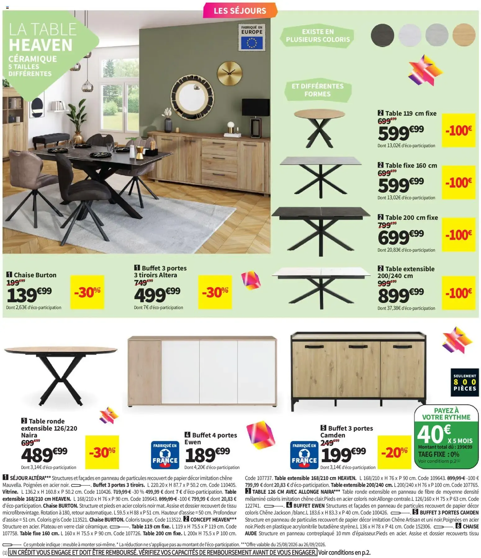 Conforama catalogue à partir du 25/08/2026 - promo en ligne du 25 août au 28 septembre 2026 - Catalogue page 14