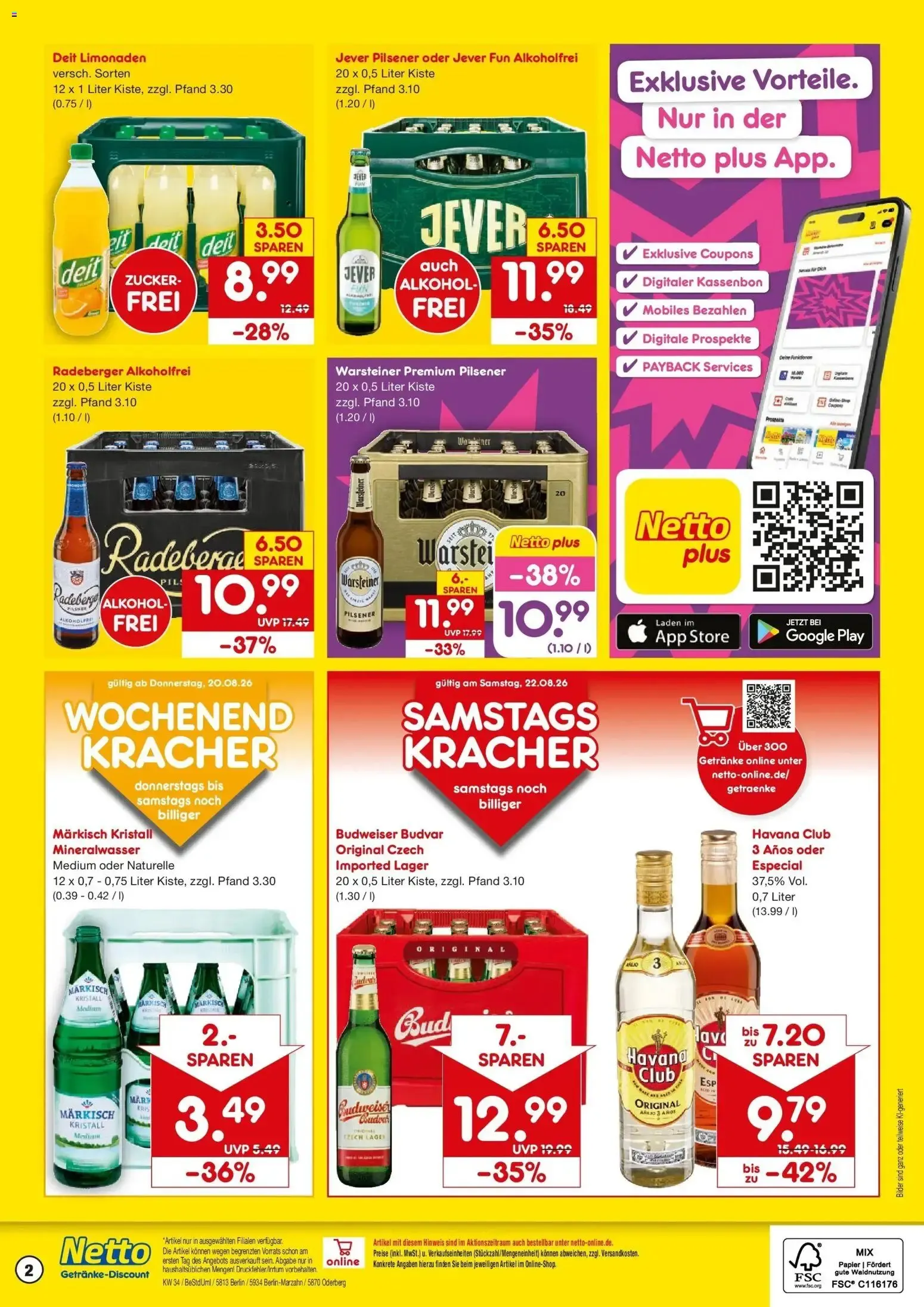 Netto Marken-Discount Prospekt Berlin (ab 17.08.2026) » Angebote von 17. August bis 22. August 2026 - Prospekt seite 2