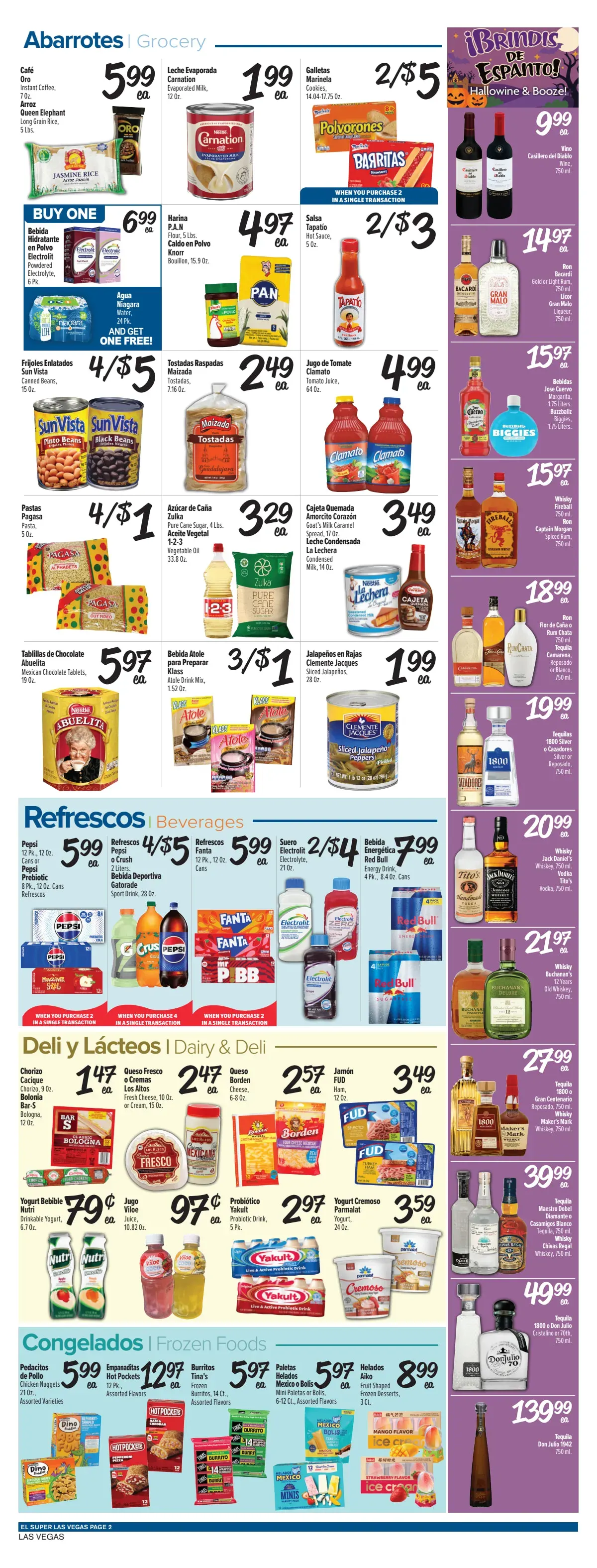 Weekly promotion Current El Super - Las Vegas leaflet valid from Wednesday 10/21/2026 to Tuesday 10/27/2026 spanning from October 21 to October 27 2026 - Page 2 for Catalogue 365