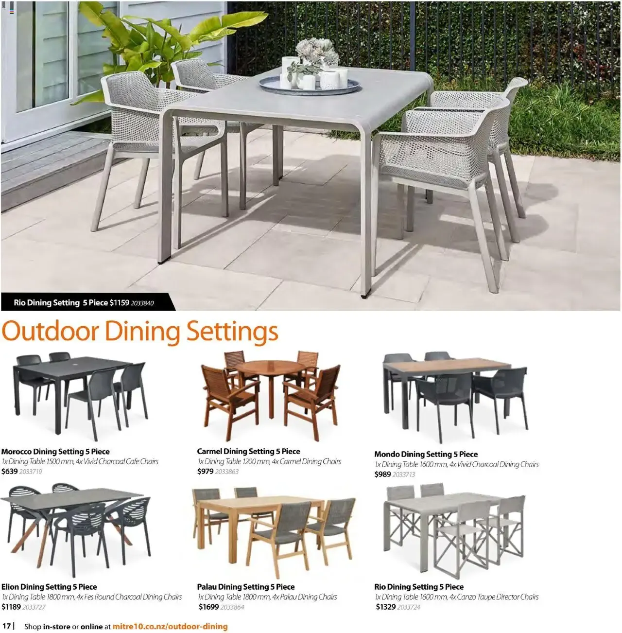 Mitre 10 Outdoor Living 2025 - 2026 Collection from 16 October to 31 December 2026 - Catalogue Page 20