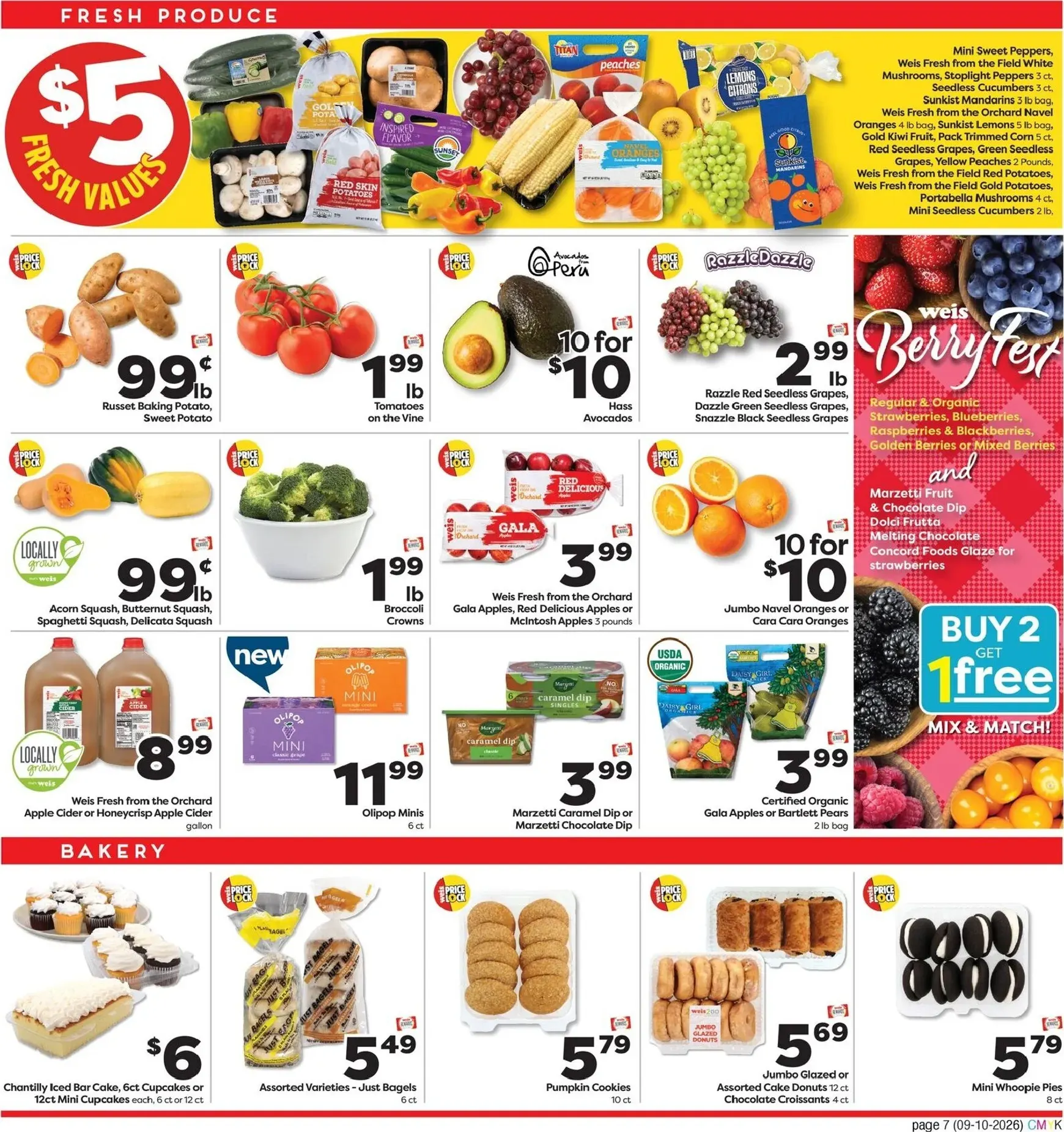 Weekly ad Current Weis Markets - Extended Savings leaflet valid from Thursday 09/10/2026 to Wednesday 09/30/2026 from September 10 to September 30 2026 - Page 9