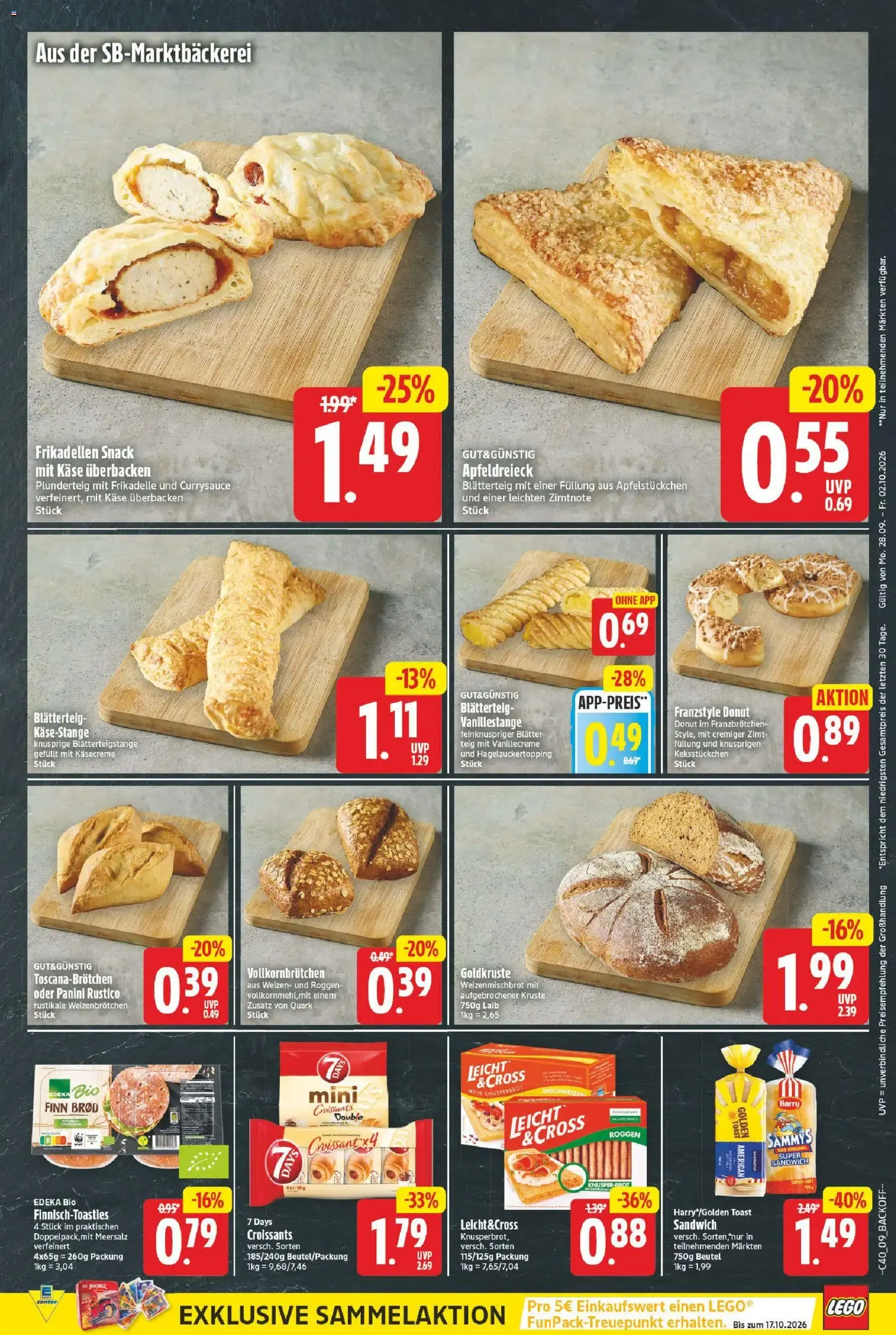 EDEKA Center - 20% Rabatt auf EDEKA Bio Milch-, Joghurt- und Quarkartikel von 28. September bis 2. Oktober 2026 - Prospekt seite 9