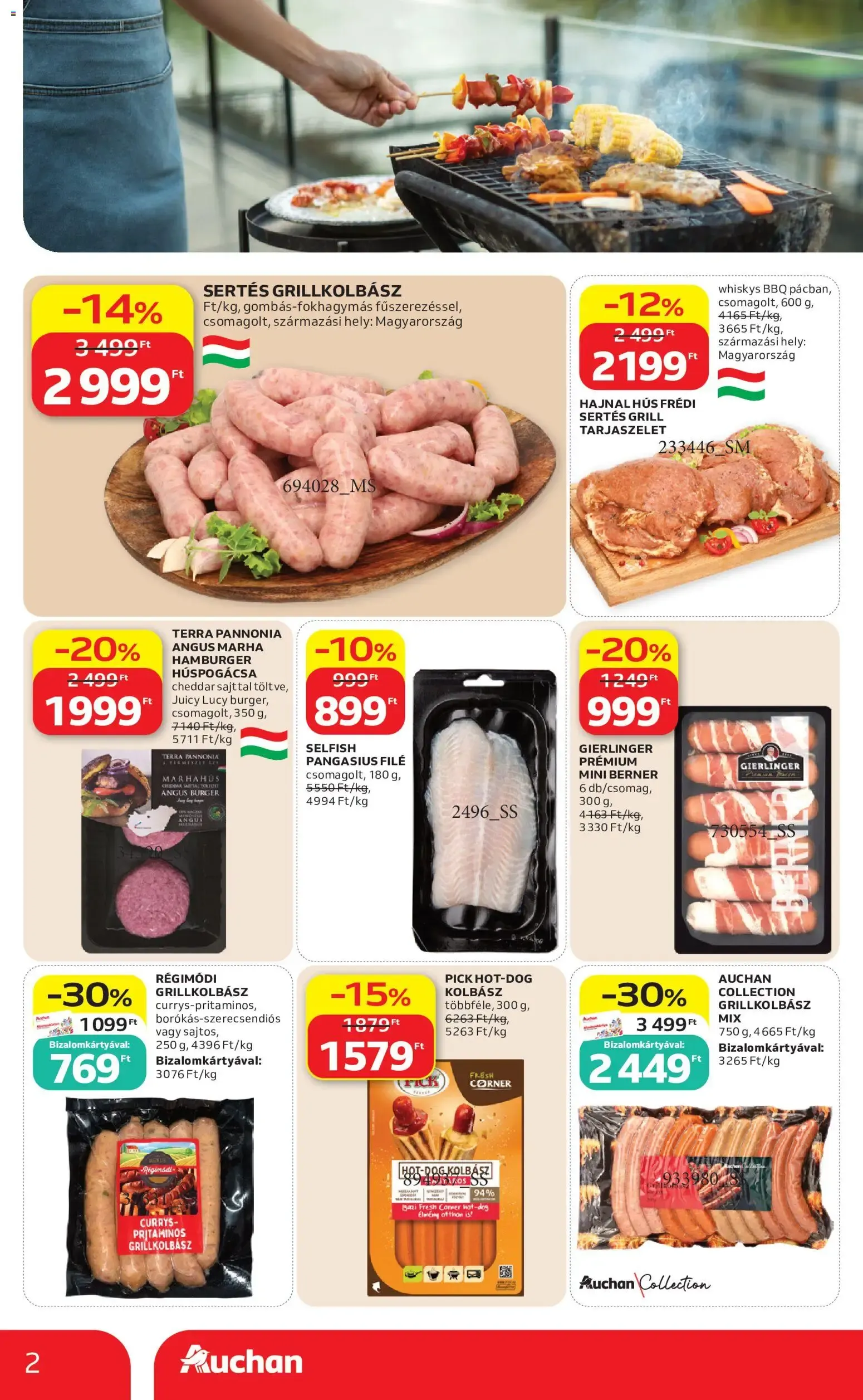 Katalógus Auchan Grill ajánlatok - 2026.08.13. -tól/töl > akció, lapozható szórólap 🛍️ augusztus 13.-tól augusztus 26.-ig 2026. - Oldal 2