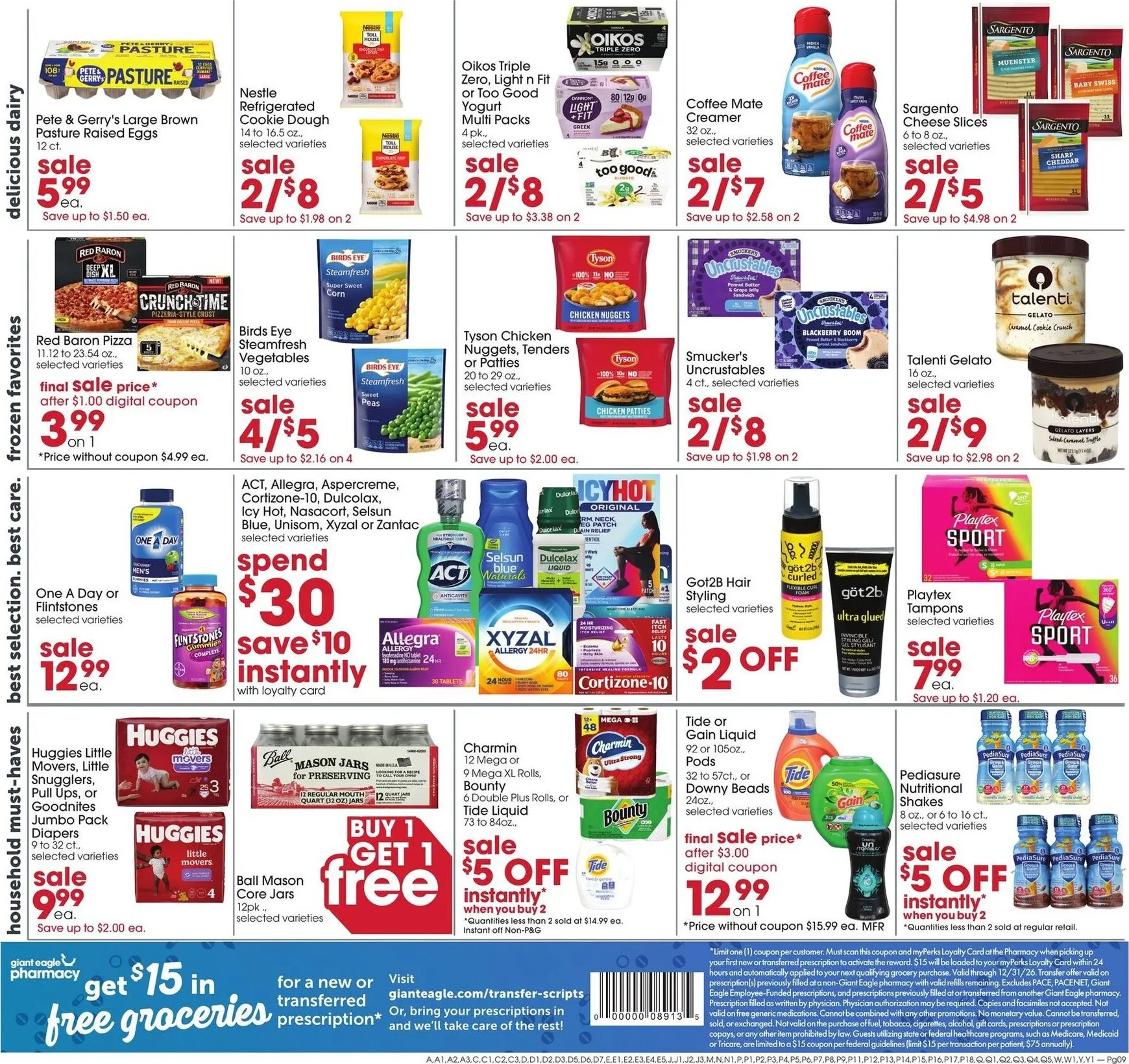 Weekly ad Current Giant Eagle leaflet valid from Thursday 08/06/2026 to Wednesday 08/12/2026 from August 6 to August 12 2026 - Page 9
