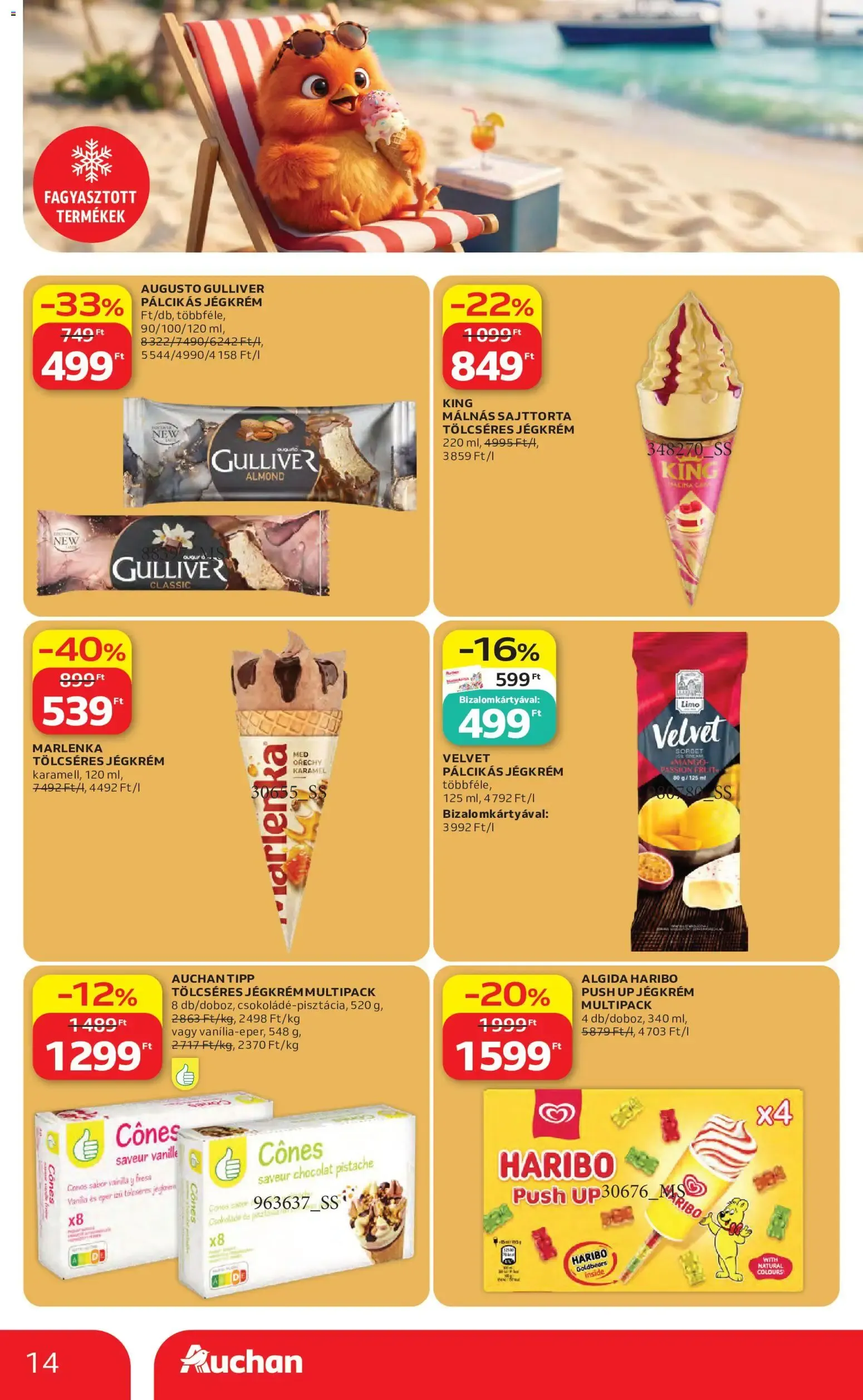 Katalógus Auchan hipermarket: Márkák Ünnepe! július 23.-tól július 29.-ig 2026. - Oldal 14