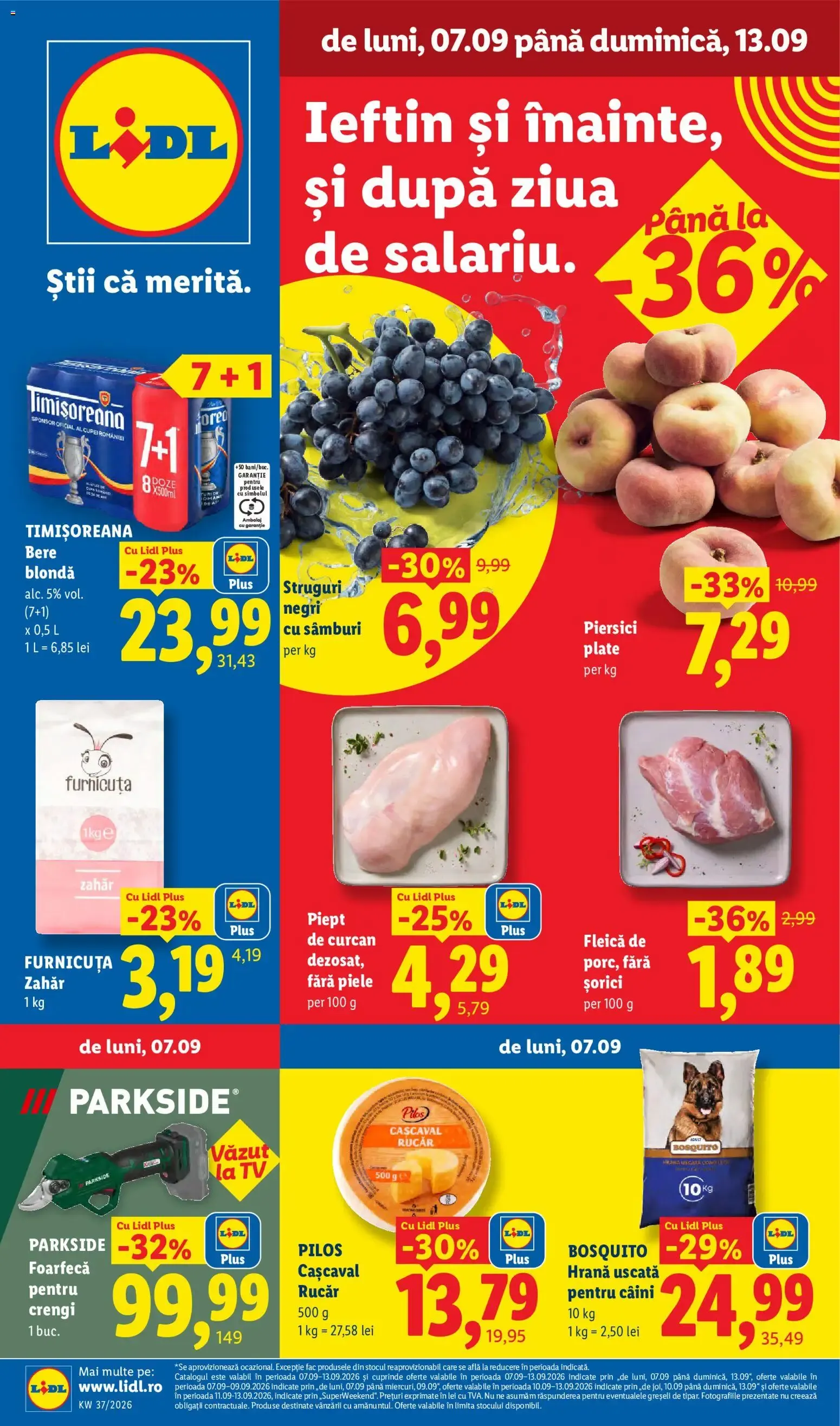 Catalog Catalog LIDL 07.09.2026 - Oferta și Revista online de la 7 septembrie până la 13 septembrie 2026 - Revista Pagina 1
