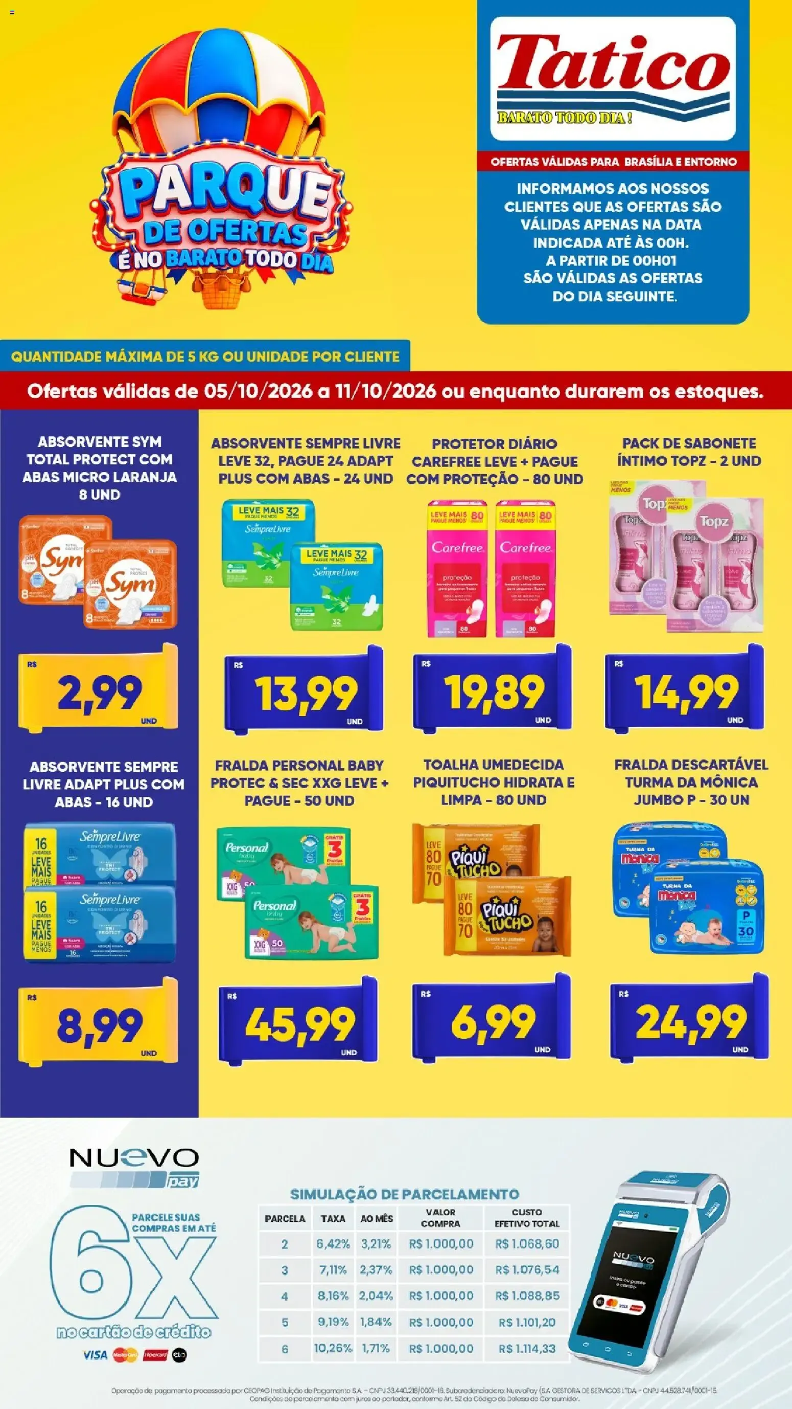 Encarte de Tatico - Ofertas da semana de 05/10/2026 | Promoções Online 5 de outubro até 11 de outubro 2026 - Pagina 8