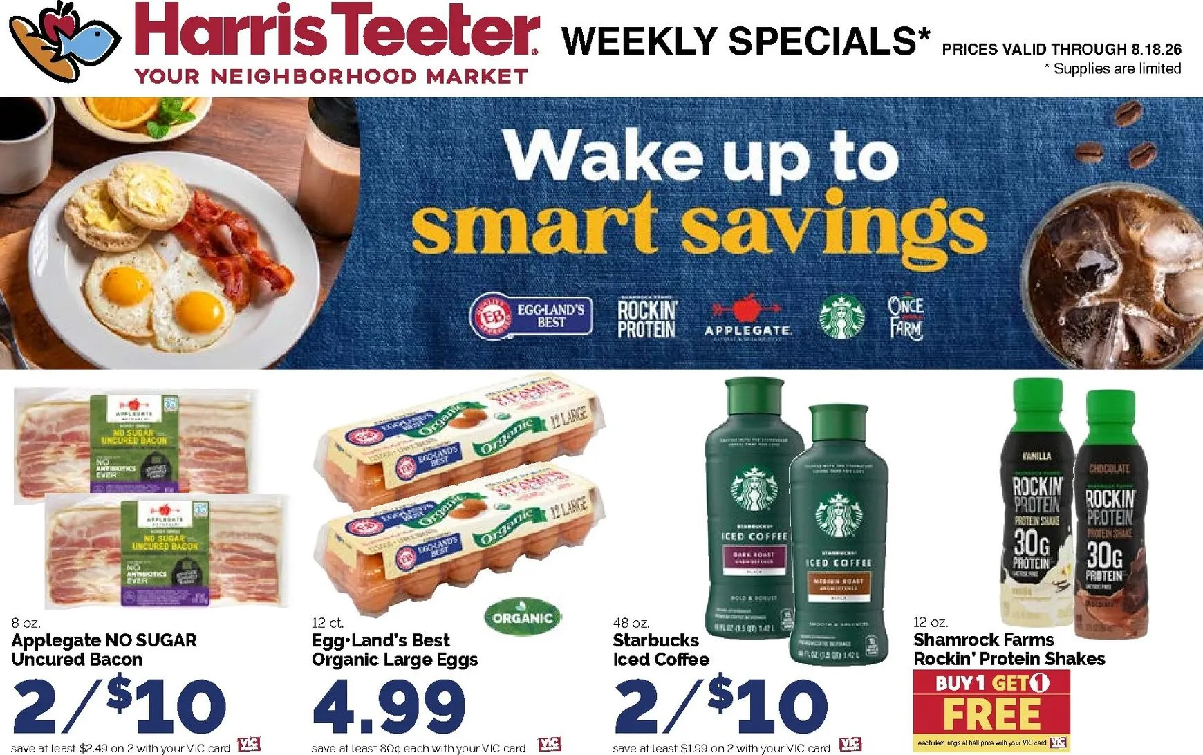 Weekly ad Current Harris Teeter leaflet valid from Wednesday 08/12/2026 to Tuesday 08/18/2026 from August 12 to August 18 2026 - Page 16