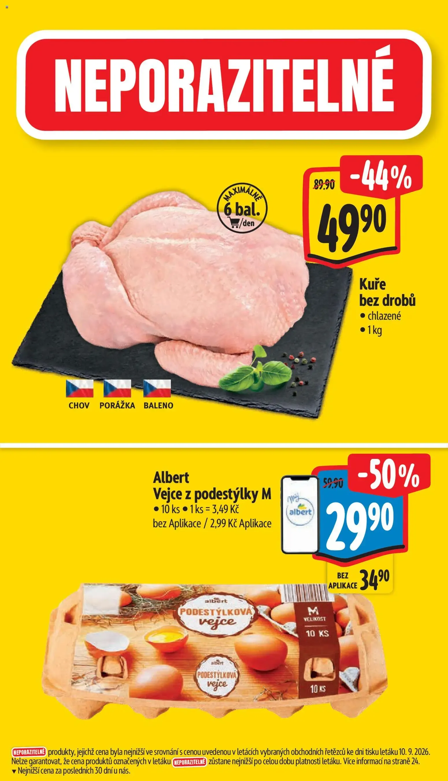 Albert leták - Supermarket - Šumperk od 16.09.2026 - Akční leták - 16. září 22. září 2026 - Page 2