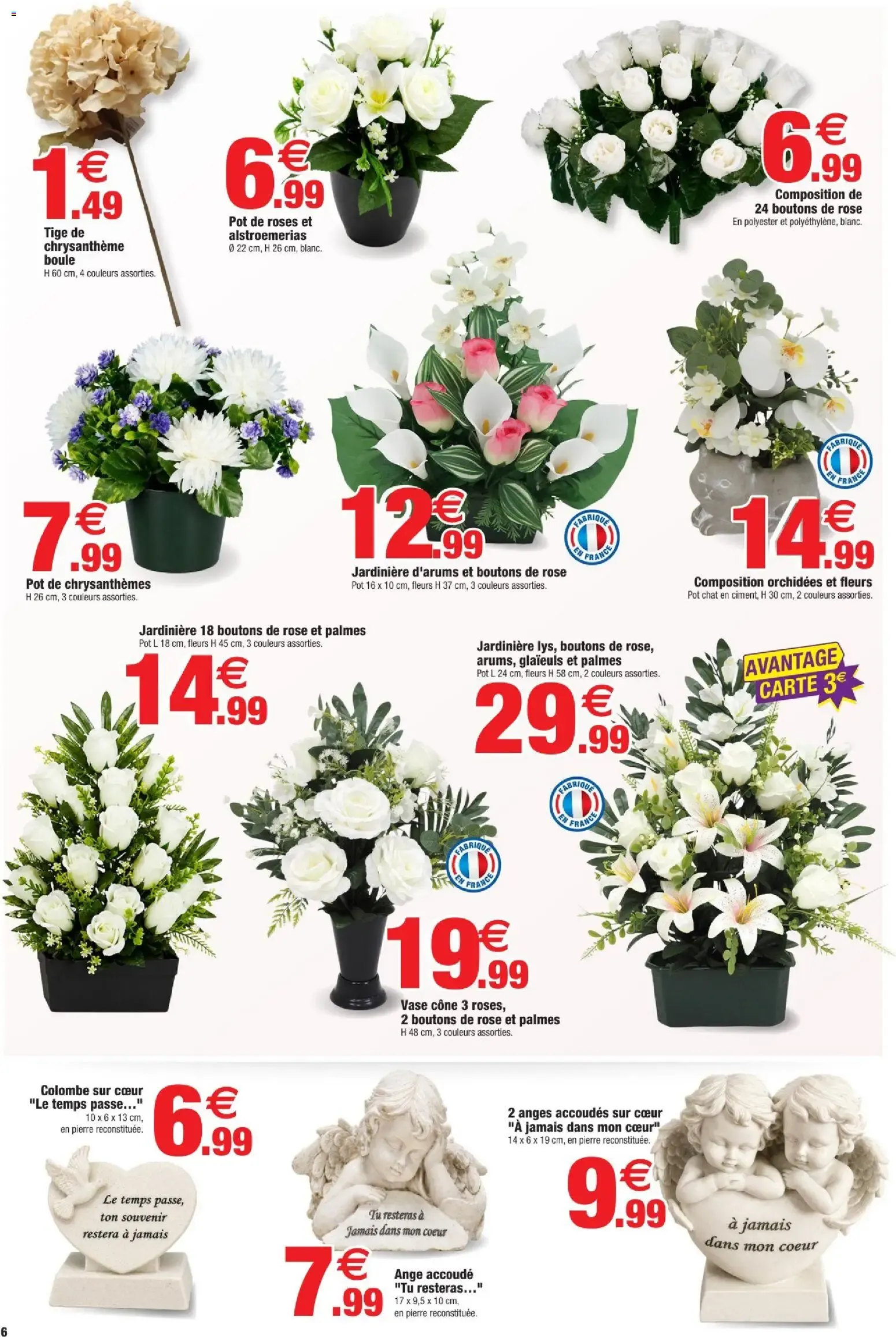 Bazarland: Toussaint, nos precios en flores du 30 septembre au 11 octobre 2026 - Catalogue page 6