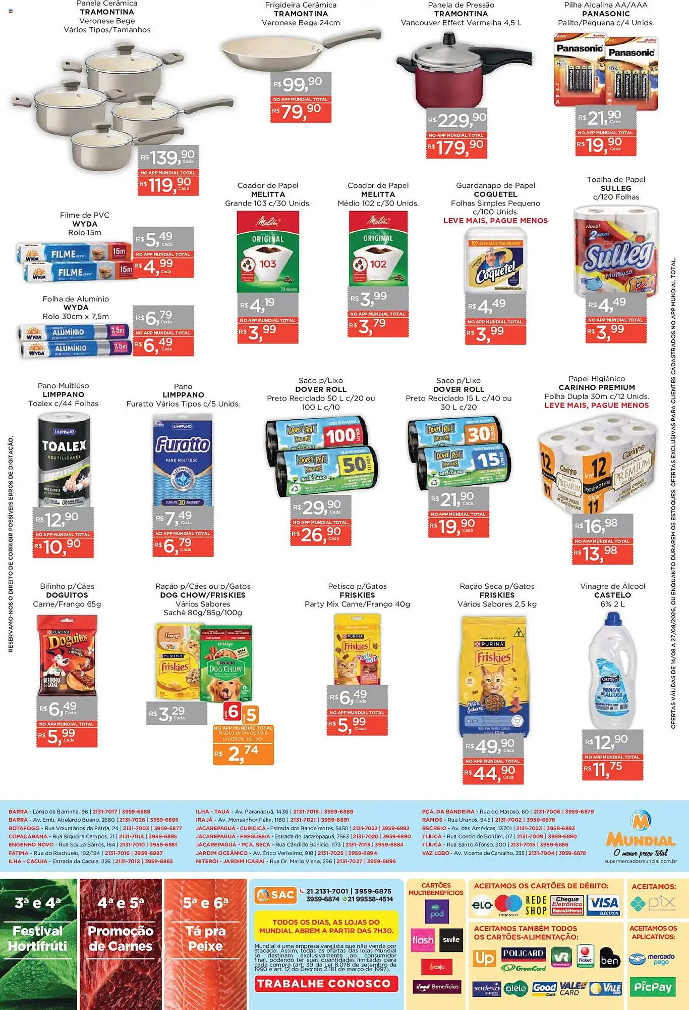 Encarte de Encarte Supermercados Mundial 14 de agosto até 27 de agosto 2026 - Pagina 12
