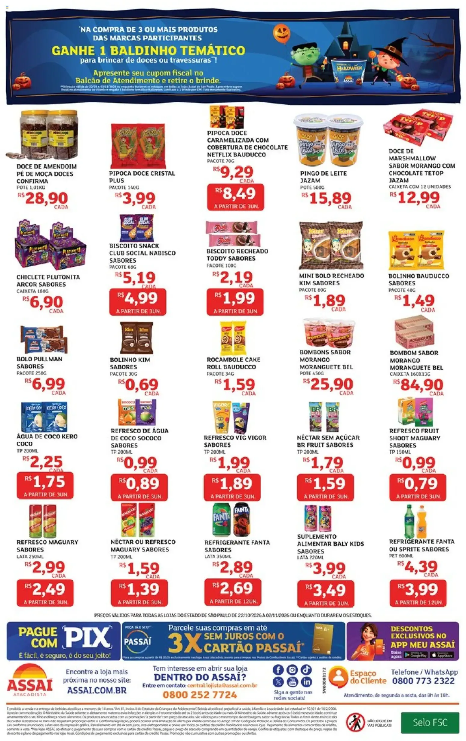 Encarte de Assaí Atacadista ofertas Halloween de 22/10/2026 | Promoções Online 22 de outubro até 2 de novembro 2026 - Pagina 2