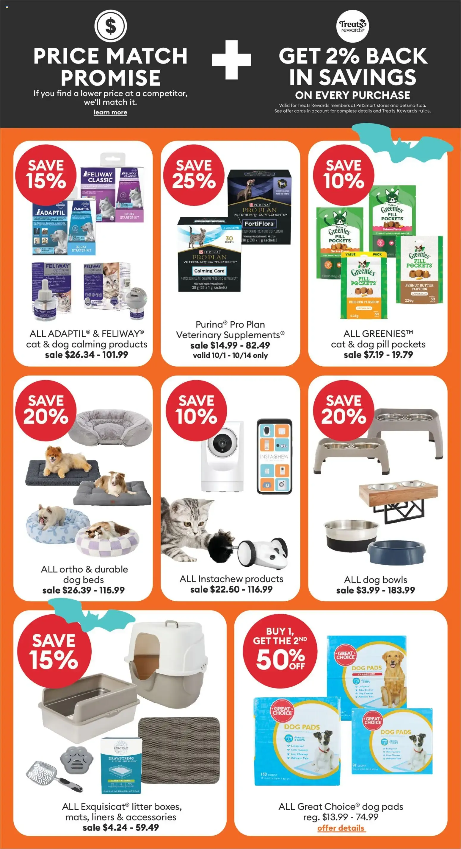 Petsmart weekly flyer / circulaire from Oct 5, 2026 > weekly specials & deals from October 5 to November 1 2026 - flyer page 2